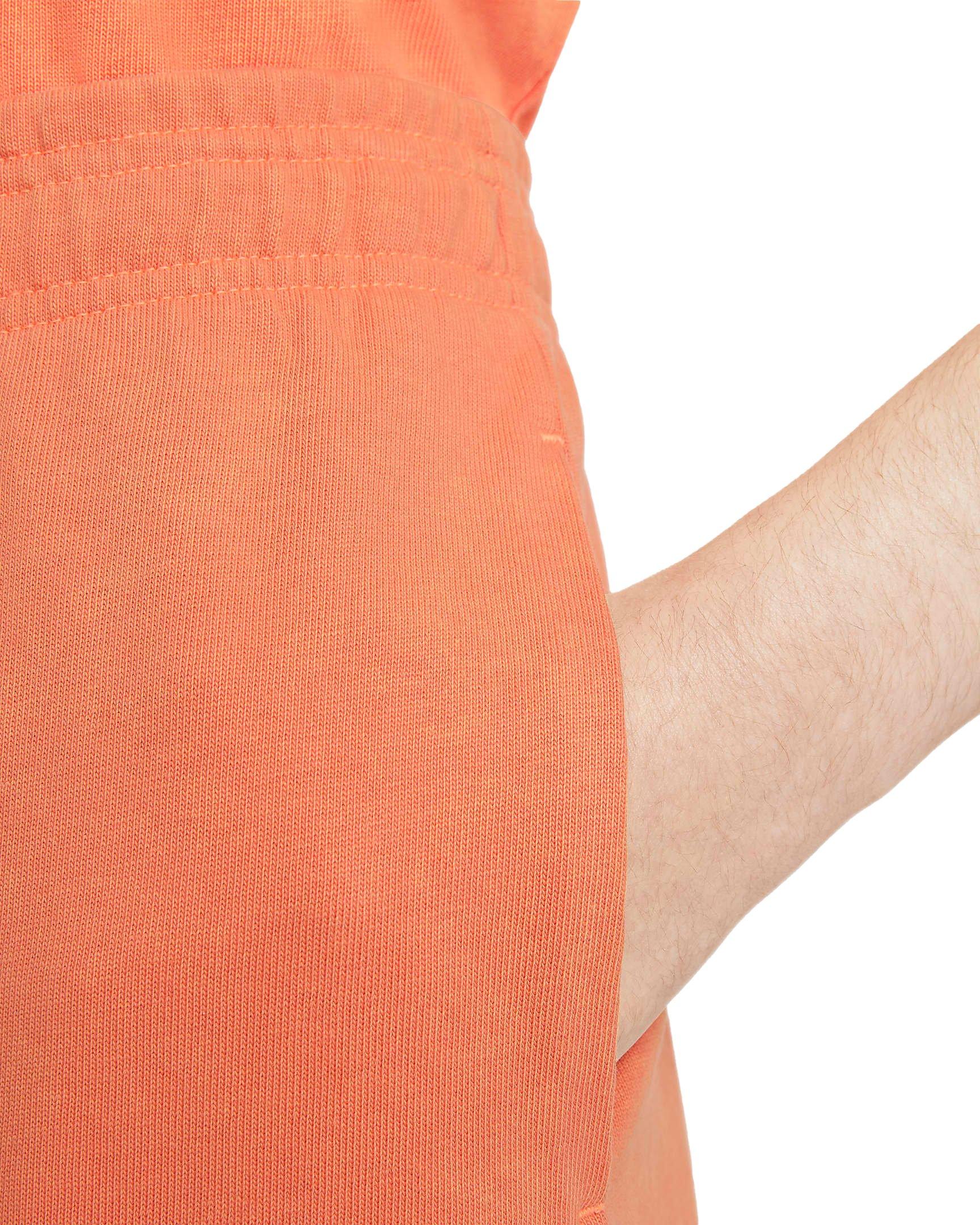 Nike Women's Sportswear Washed Jogger Pants - ORANGE Thumbnail View 4