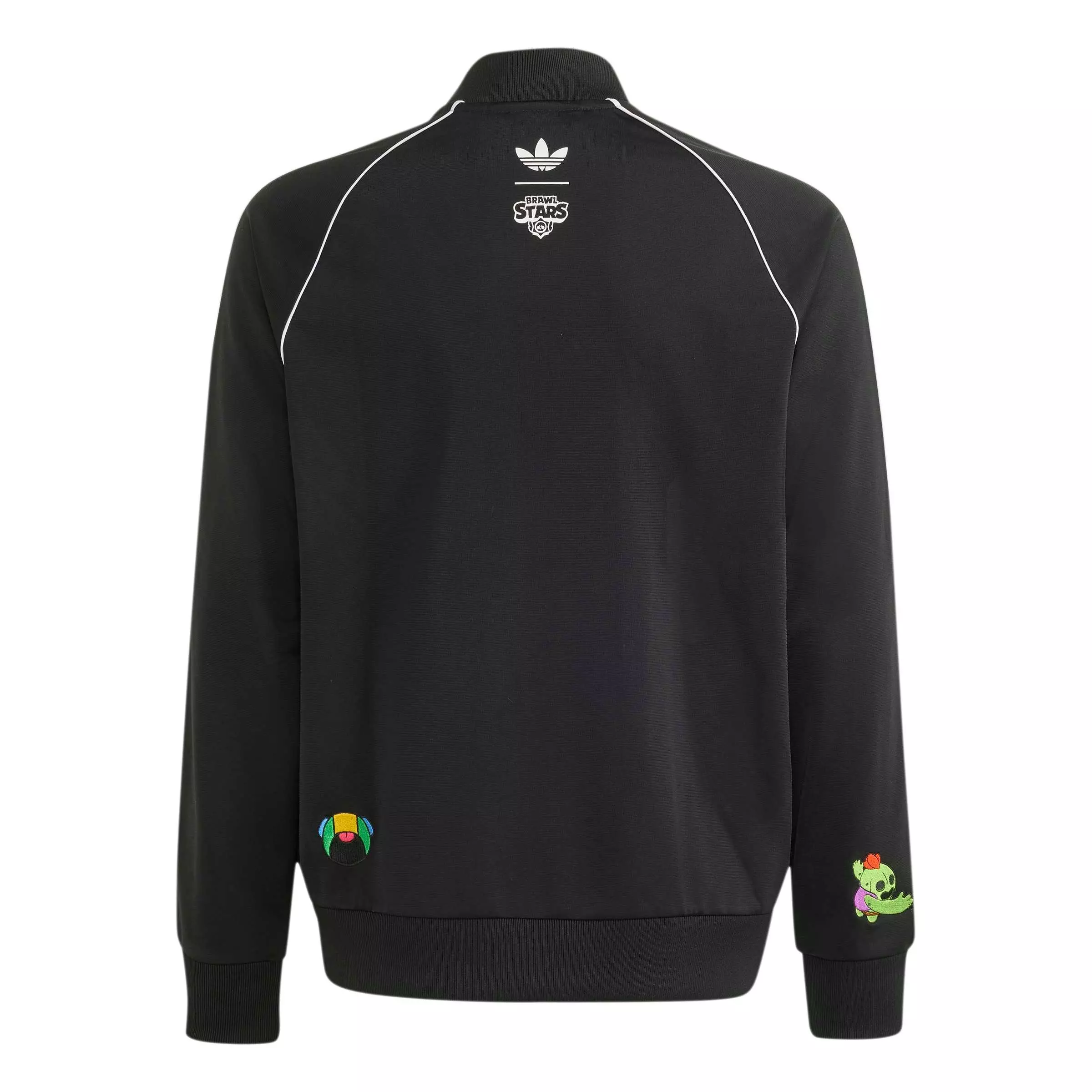 adidas Originals Big Boys' SST Loose Track Top - Black - BLACK