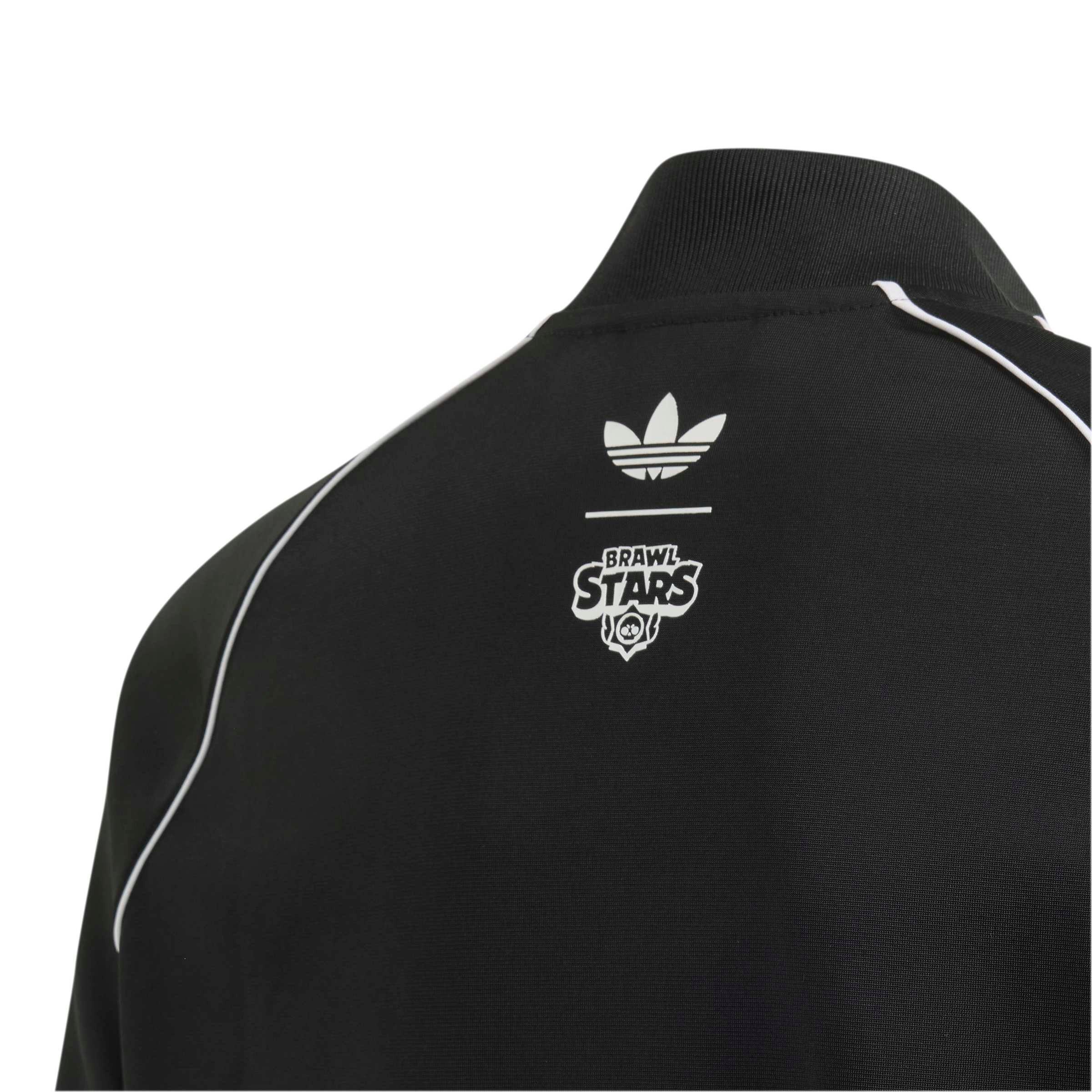 adidas Originals Big Boys' SST Loose Track Top - Black - BLACK