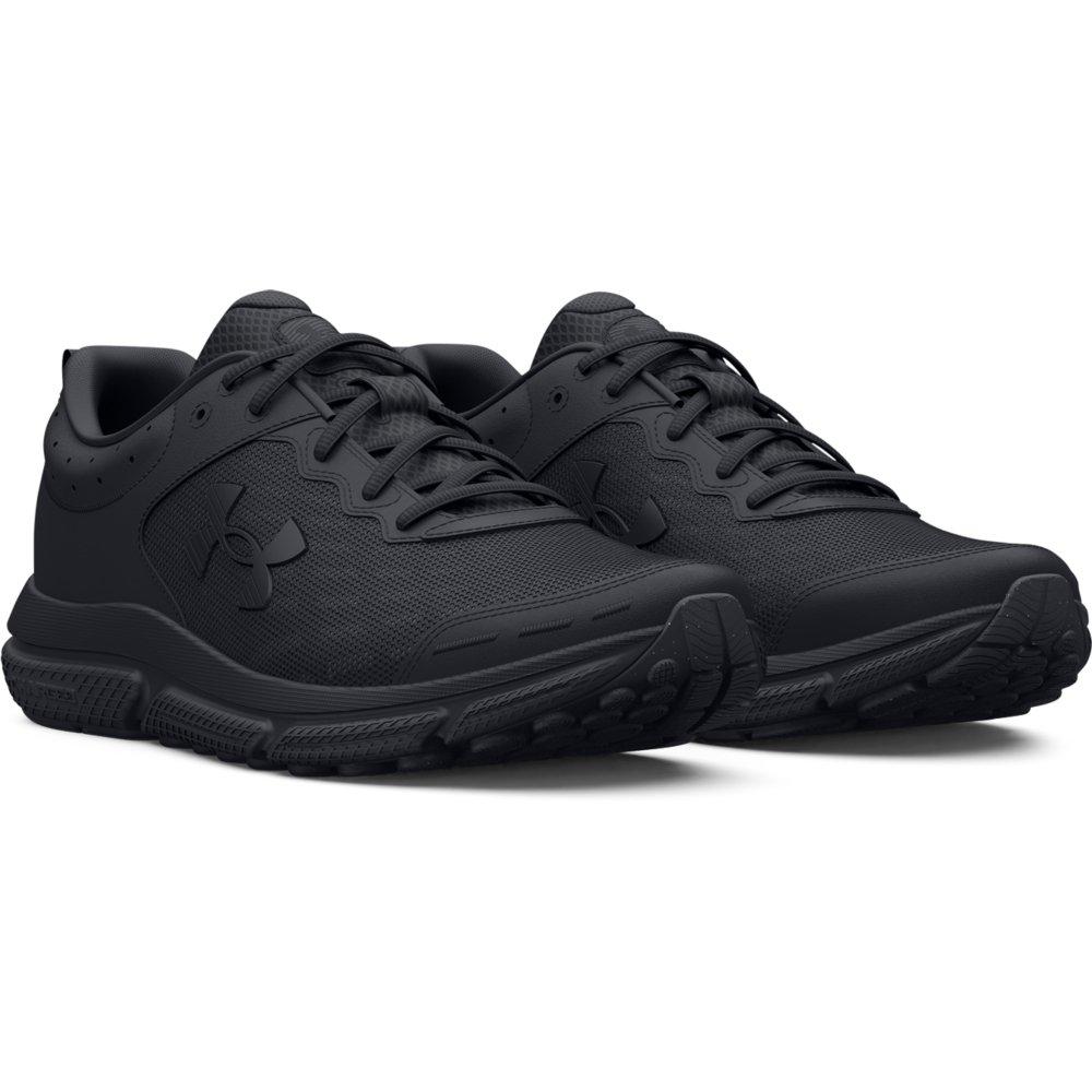 Under Armour Charged Assert 10 "Black" Men's Wide 4E Running Shoe - BLACK Thumbnail View 5