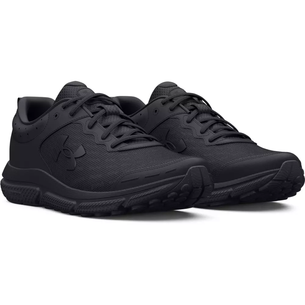 Under Armour Charged Assert 10 "Black" Men's Wide 4E Running Shoe - BLACK