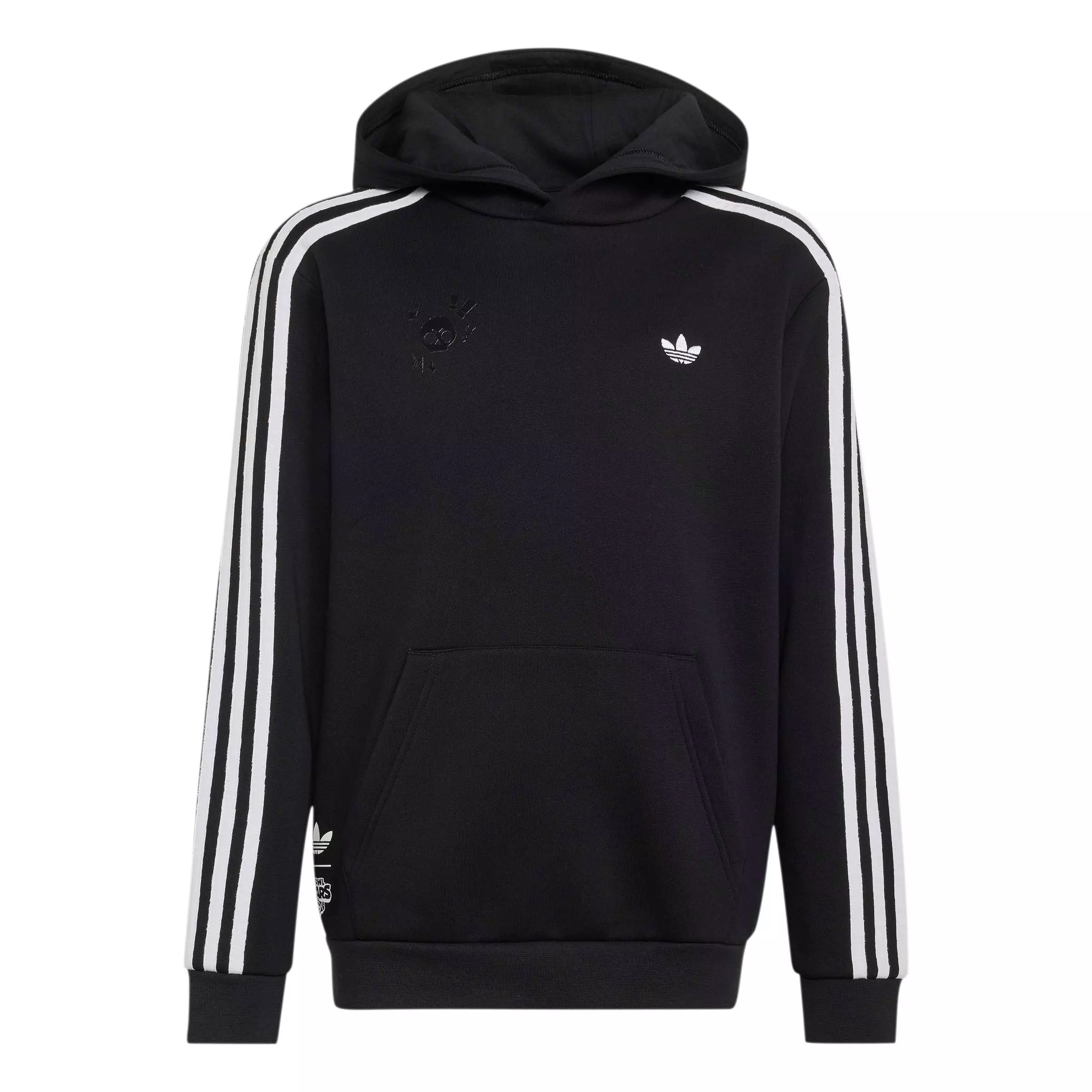 adidas Originals Big Boys' Graphic Loose Hoodie - Black - BLACK