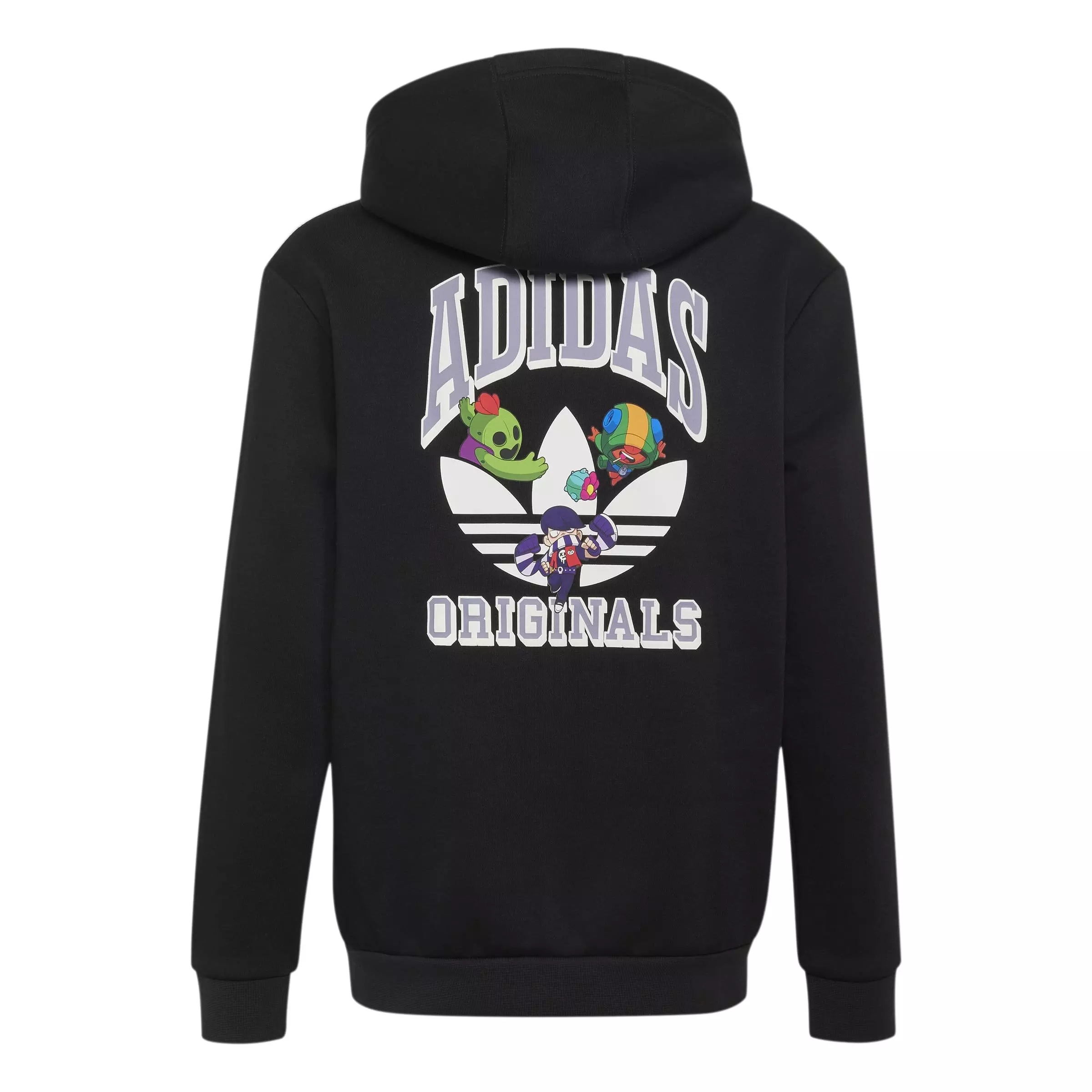 adidas Originals Big Boys' Graphic Loose Hoodie - Black - BLACK