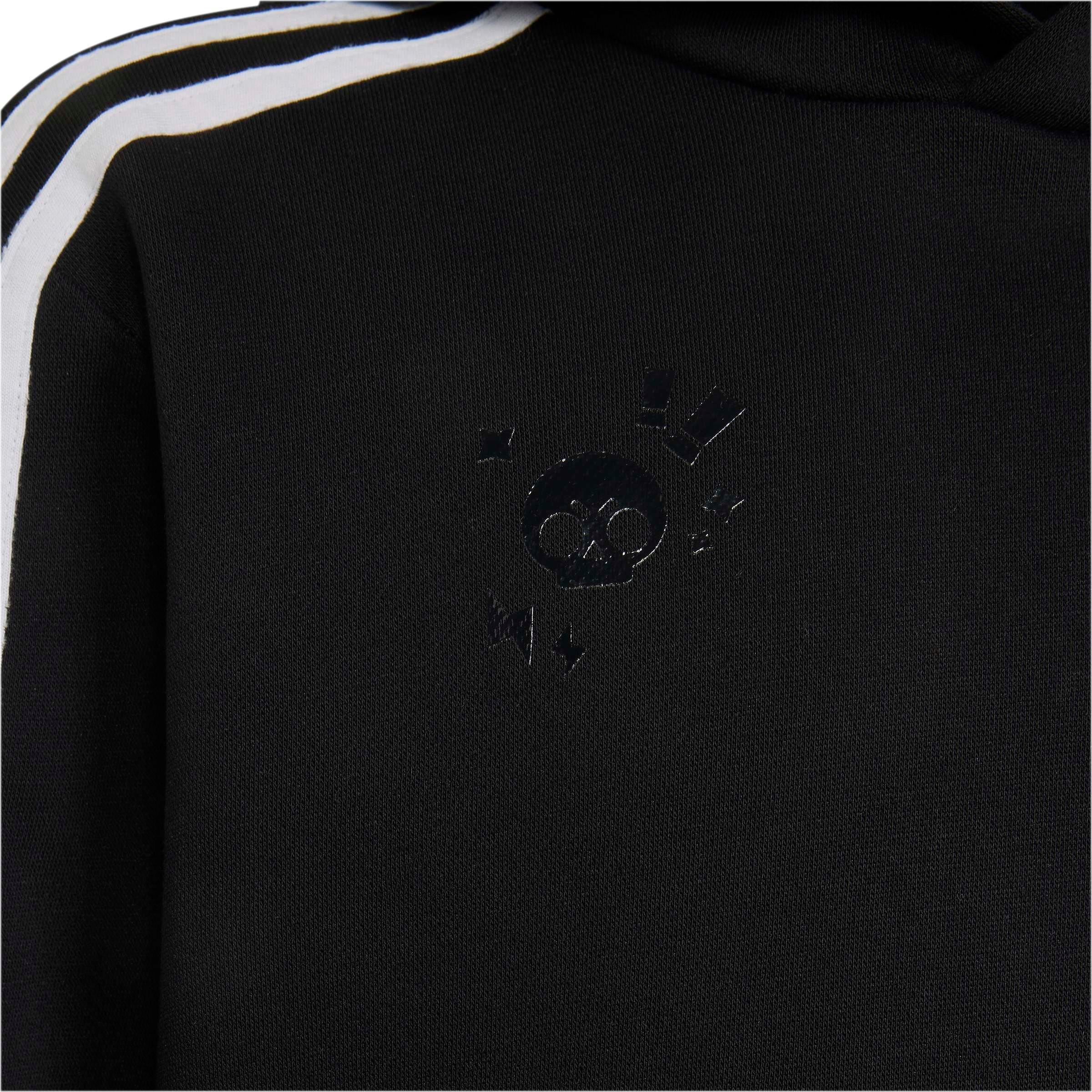 adidas Originals Big Boys' Graphic Loose Hoodie - Black - BLACK