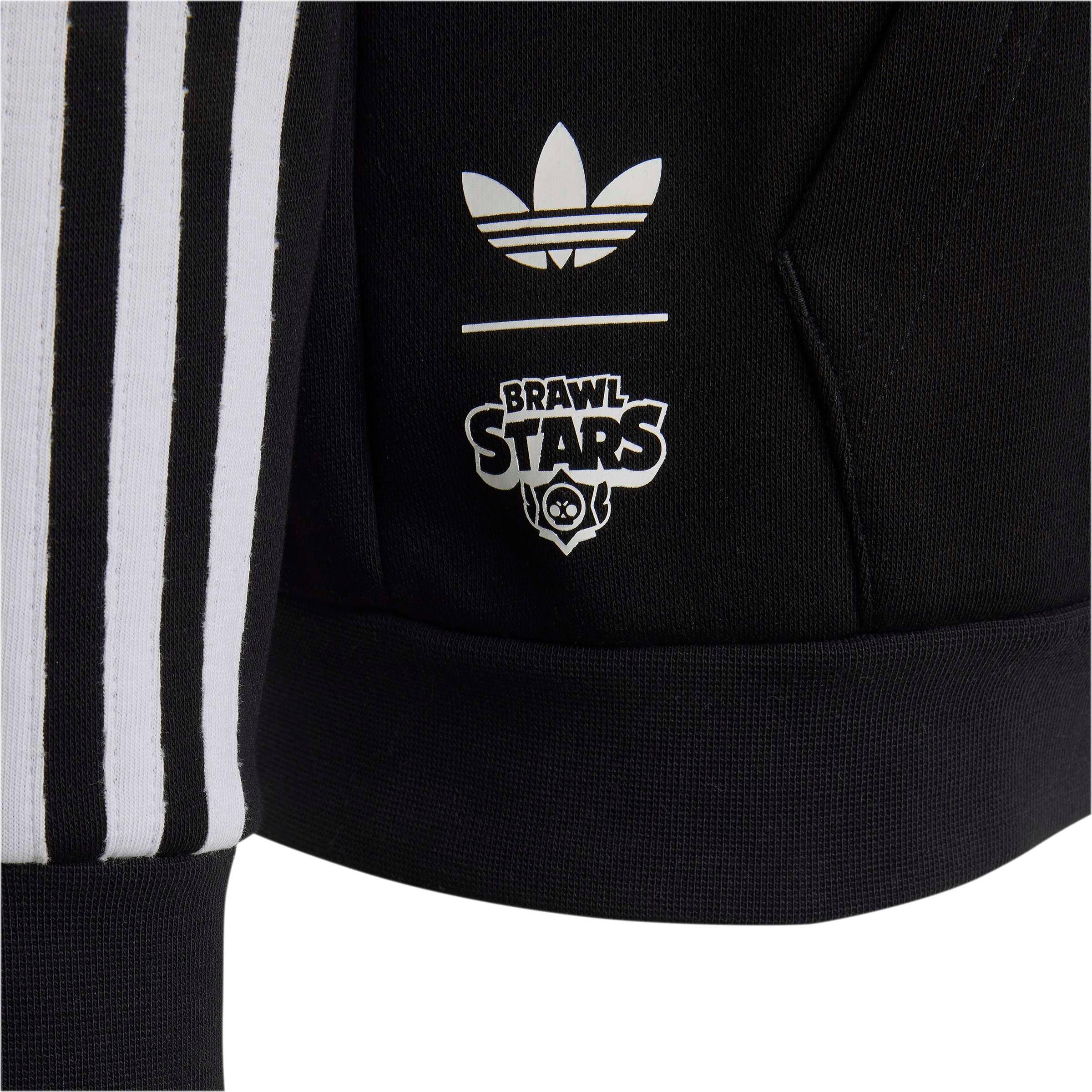adidas Originals Big Boys' Graphic Loose Hoodie - Black - BLACK