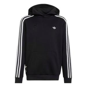 adidas Originals Big Boys' Graphic Loose Hoodie - Black - BLACK