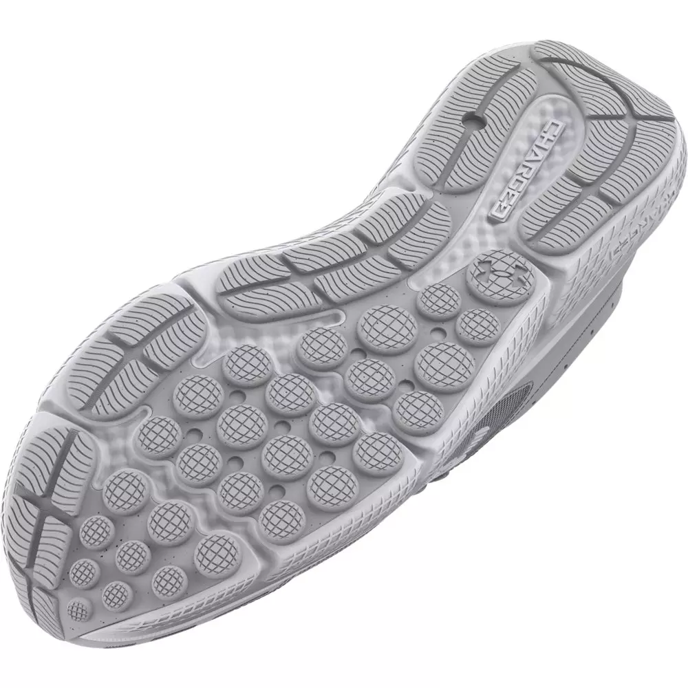 Under Armour Charged Assert 10 "Mod Grey/White" Men's Wide 4E Running Shoe - GREY/WHITE