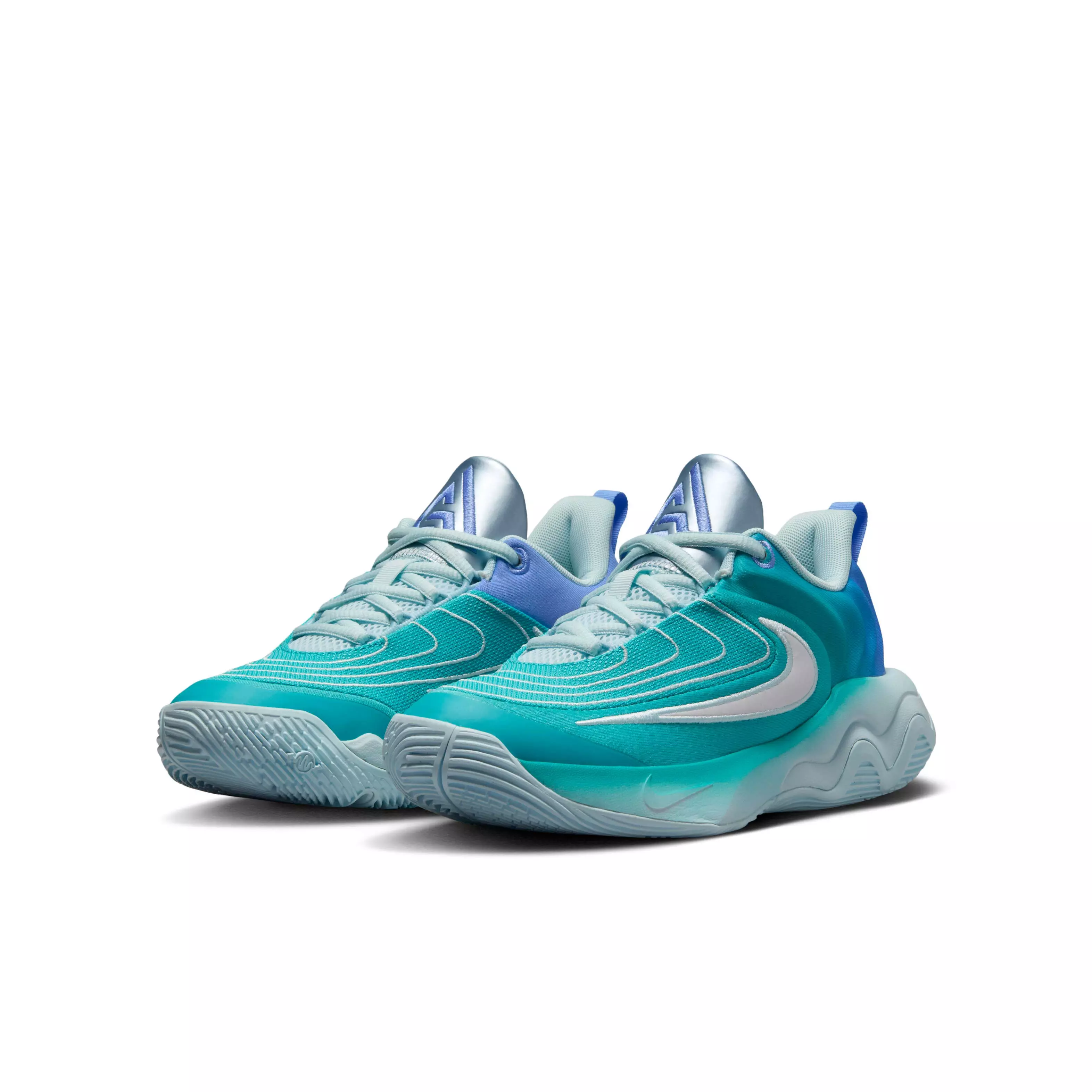 Nike Giannis Immortality 4 "Dusty Cactus/Royal/Green Frost/White" Grade School Boys' Basketball Shoe - CACTUS/ROYAL/GREEN/WHITE