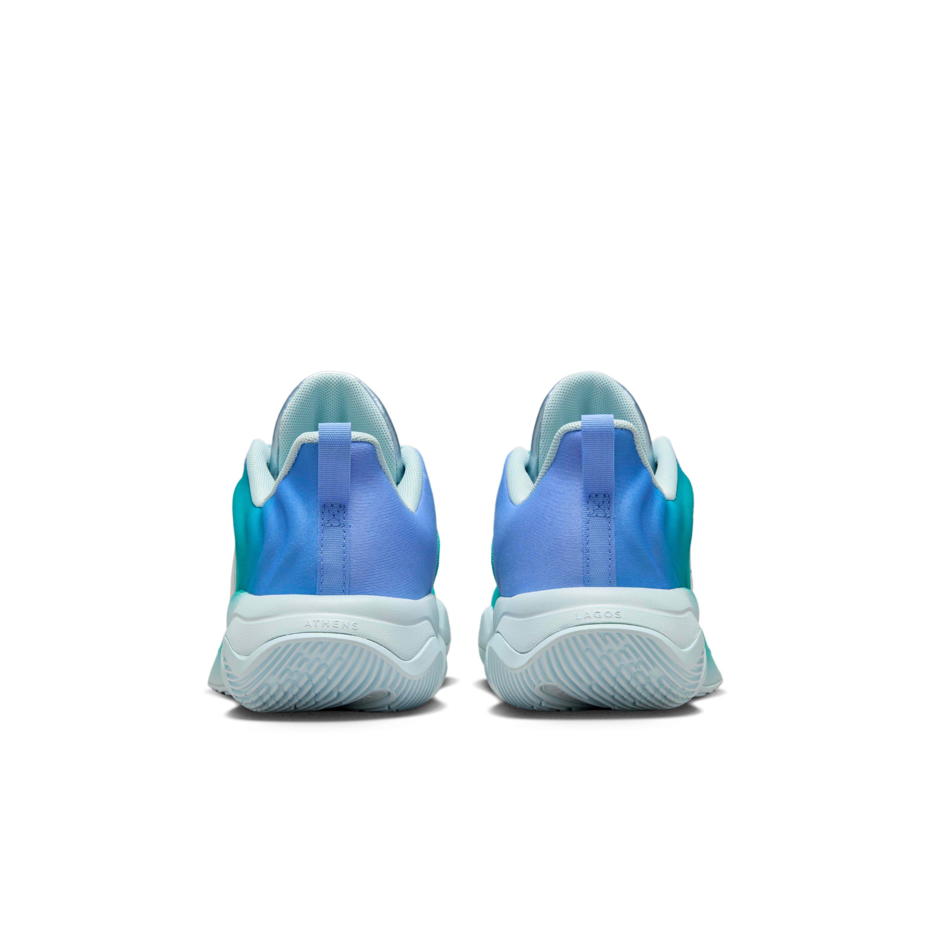 Nike Giannis Immortality 4 Grade School Boys' "Dusty Cactus/Royal/Green Frost/White" Basketball Shoe
