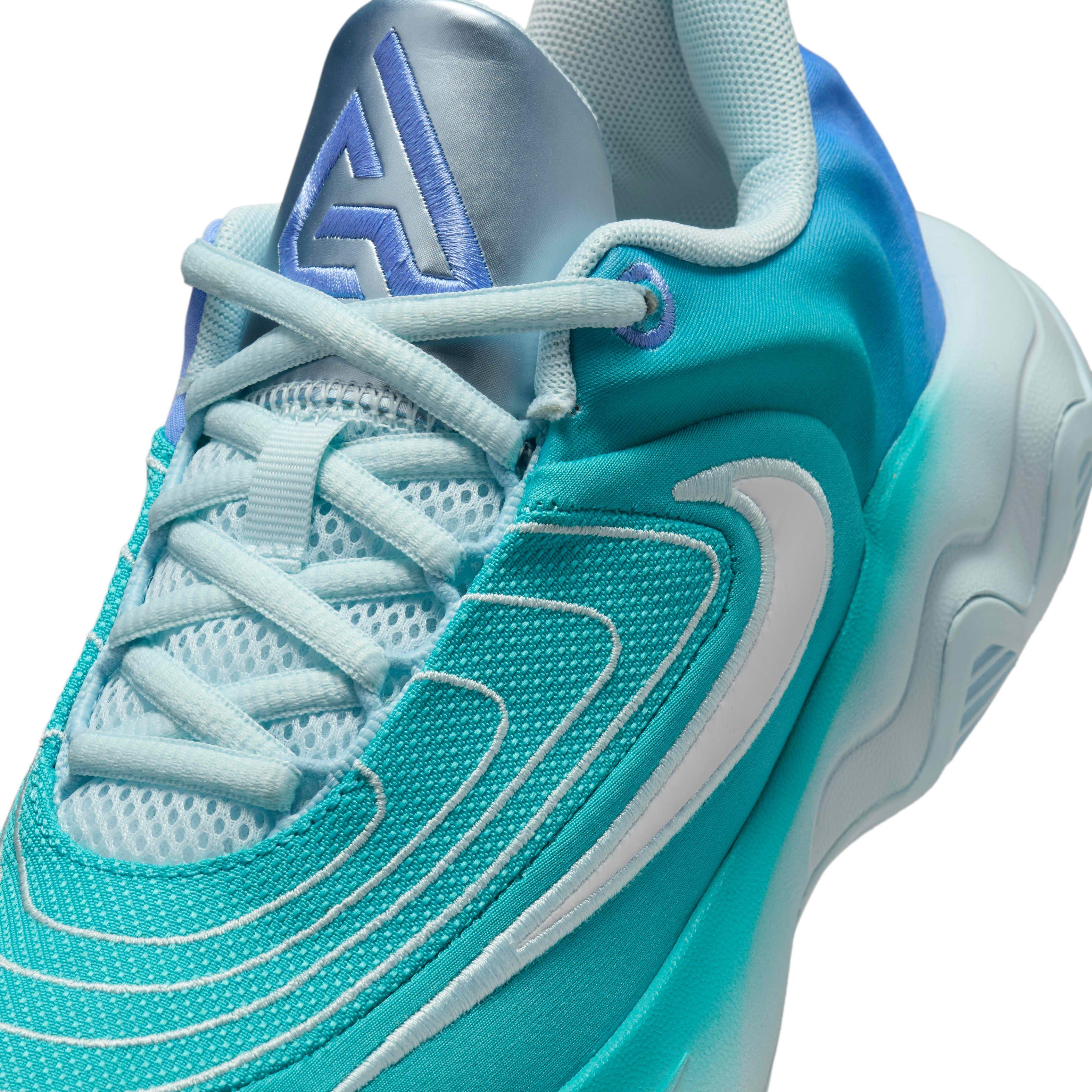 Nike Giannis Immortality 4 Grade School Boys' "Dusty Cactus/Royal/Green Frost/White" Basketball Shoe