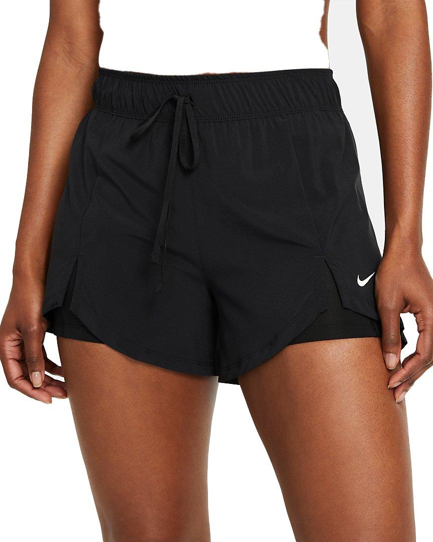 Nike Women's Flex Essential 2-in-1 Training Shorts - BLACK Thumbnail View 2