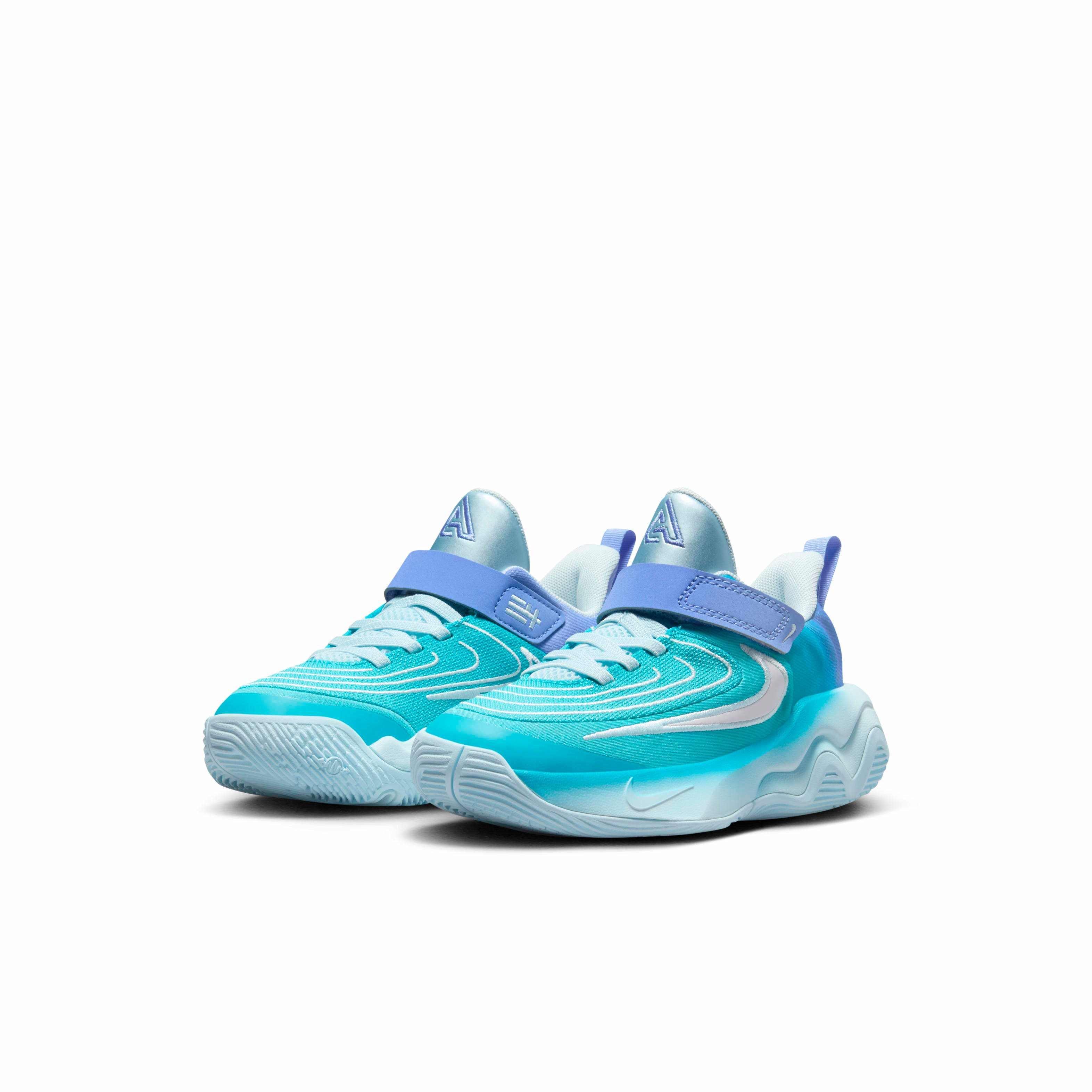 Nike Giannis Immortality 4 Preschool Boys' "Dusty Cactus/Royal Pulse/Green/White" Basketball Shoe