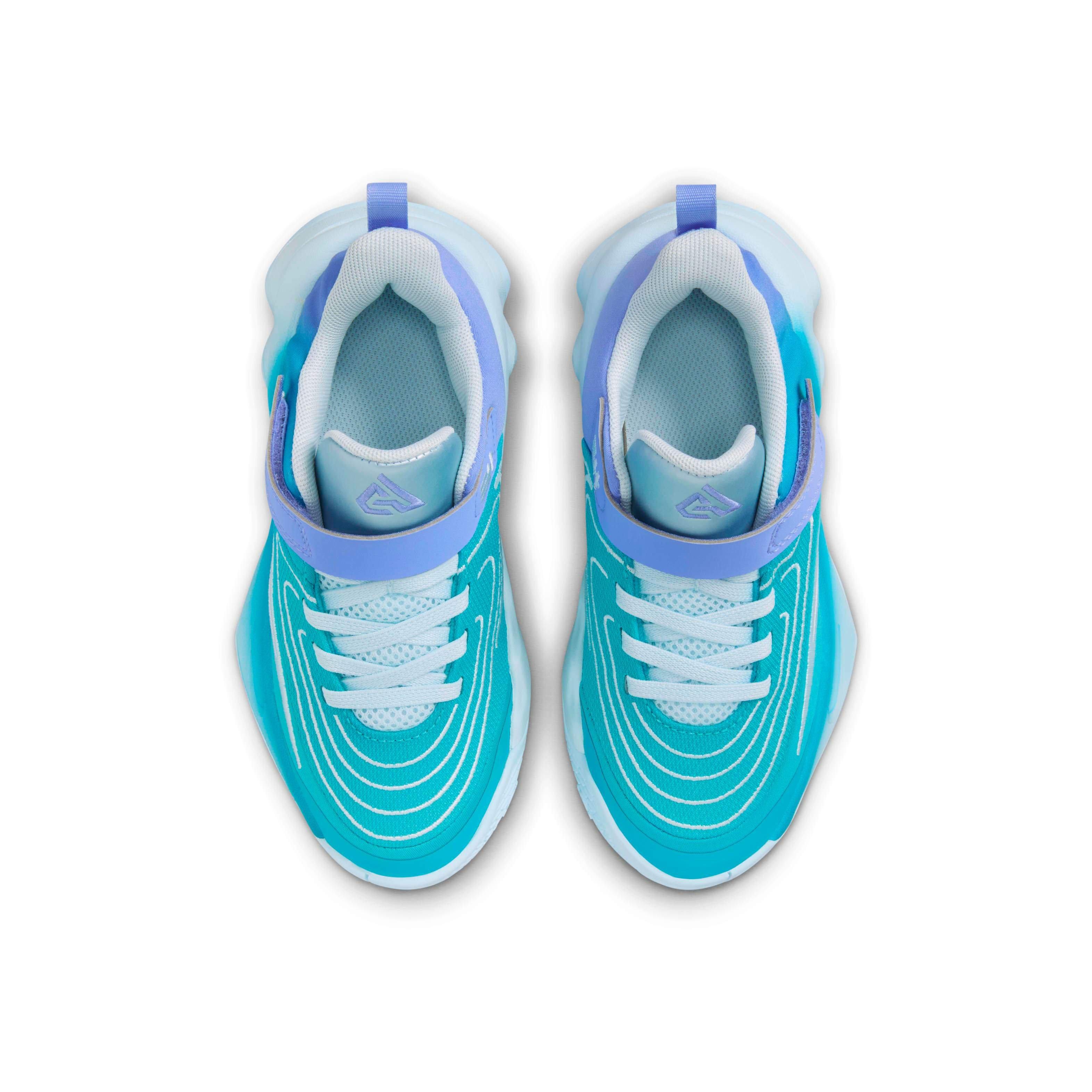 Nike Giannis Immortality 4 Preschool Boys' "Dusty Cactus/Royal Pulse/Green/White" Basketball Shoe