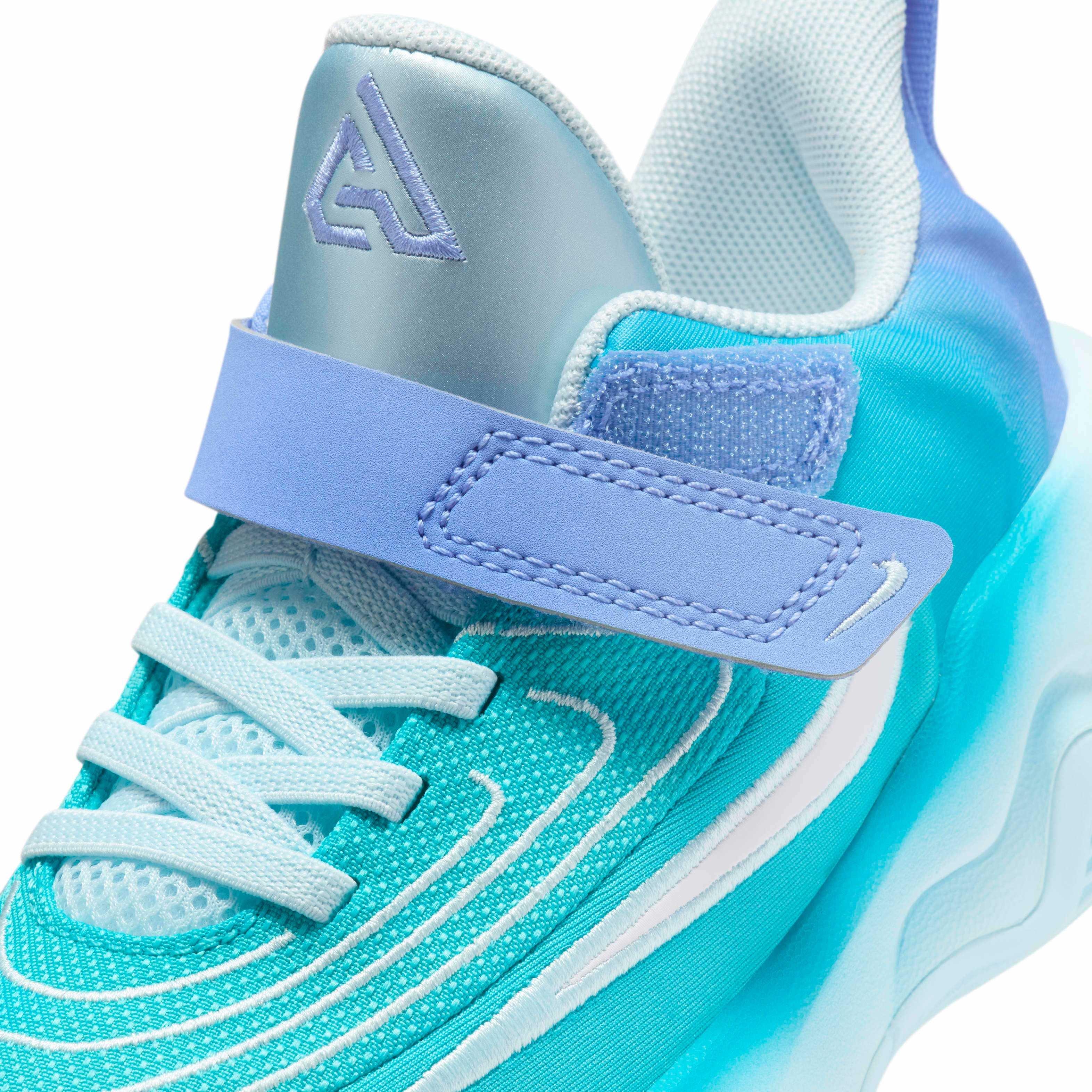 Nike Giannis Immortality 4 Preschool Boys' "Dusty Cactus/Royal Pulse/Green/White" Basketball Shoe