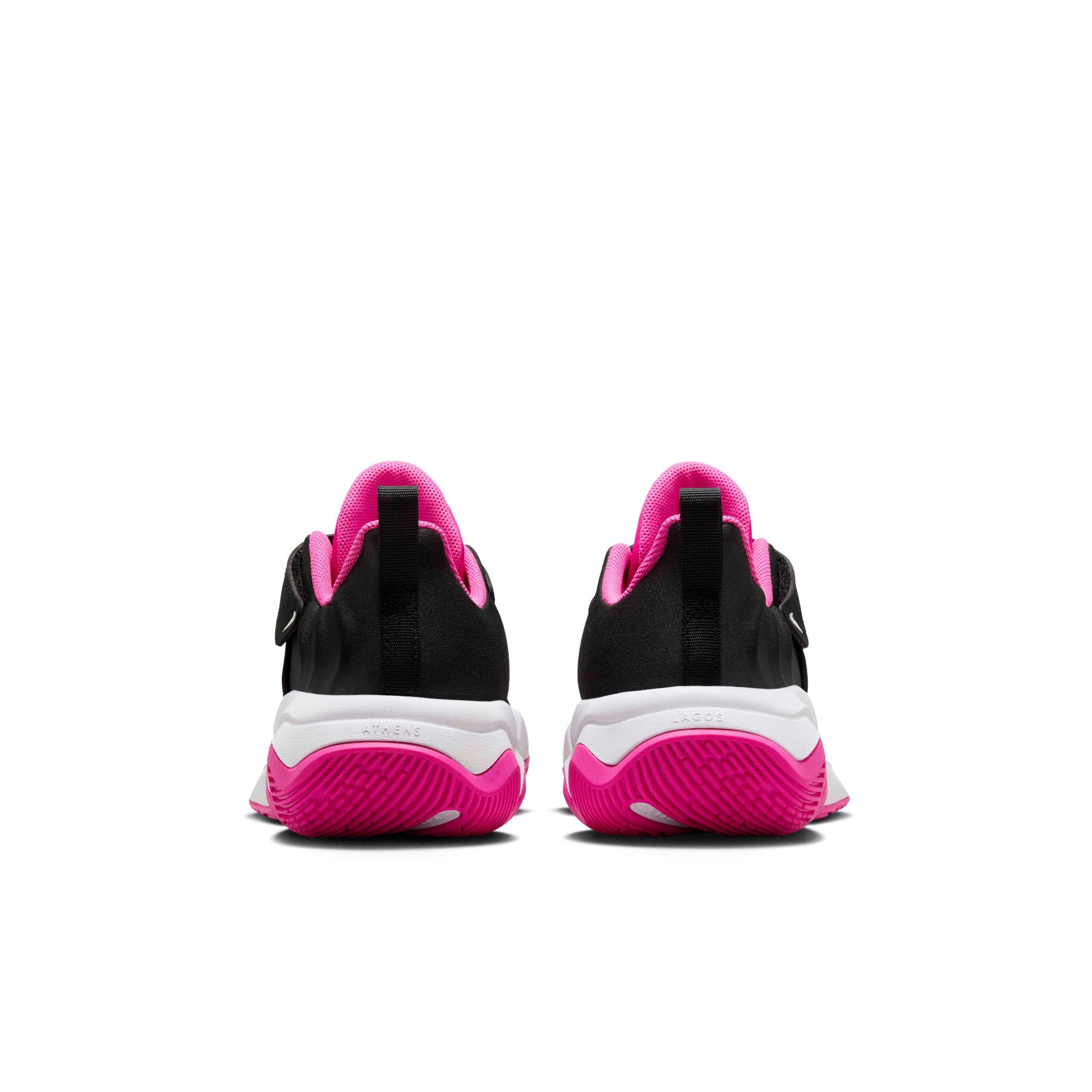 Nike Giannis Immortality 4 Preschool Boys' "Black/Laser Fuchsia/White" Basketball Shoe