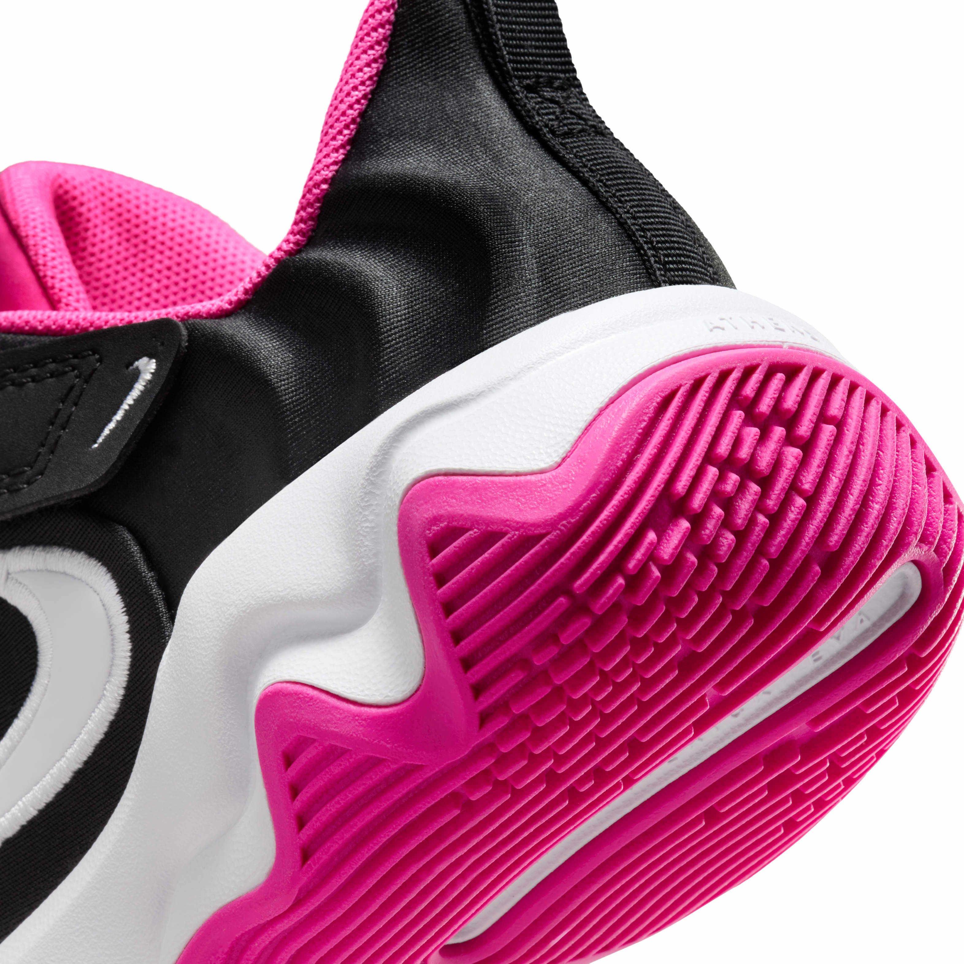 Nike Giannis Immortality 4 Preschool Boys' "Black/Laser Fuchsia/White" Basketball Shoe