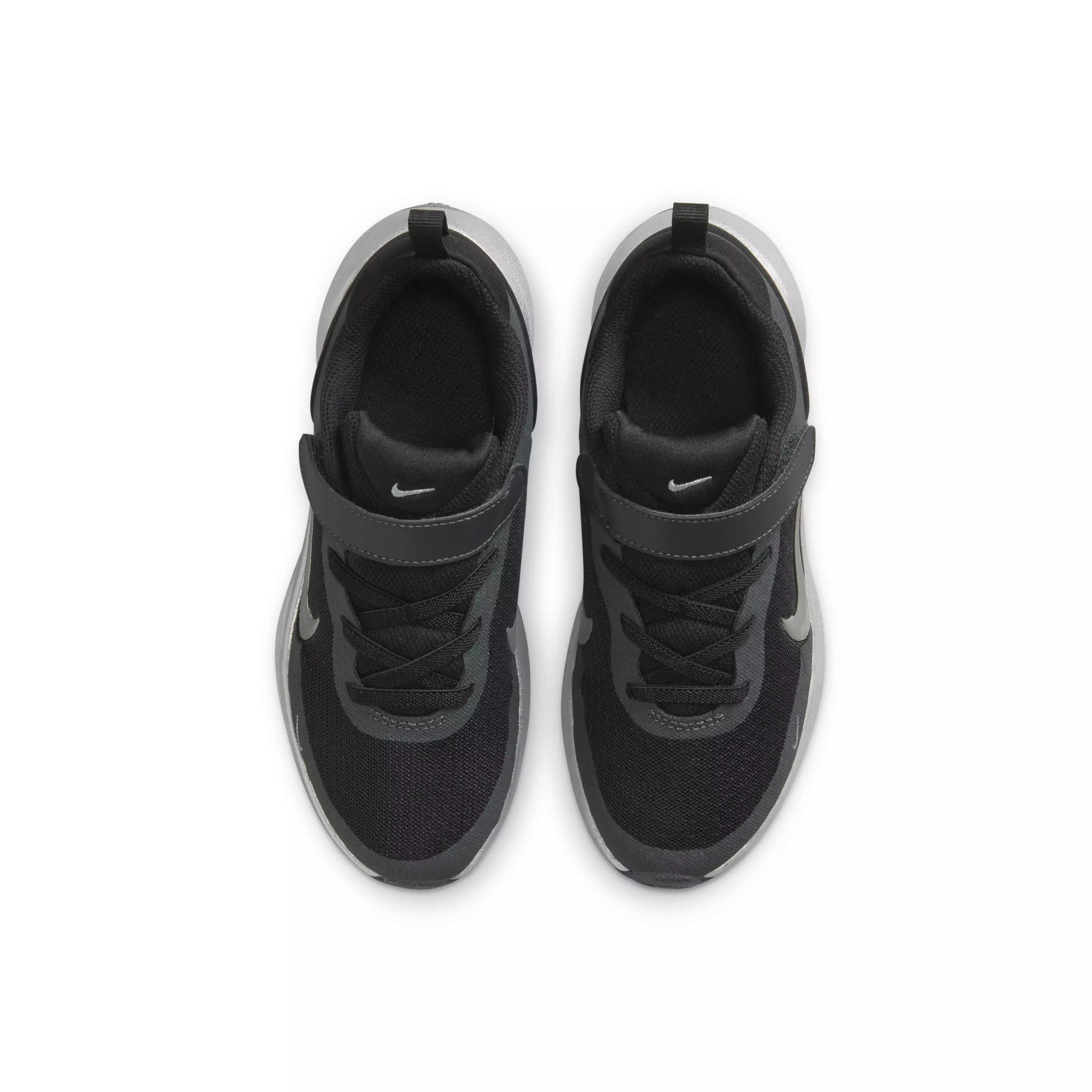 Nike Revolution 7 "Black/Anthracite/Smoke Grey/Metallic Silver" Preschool Boys' Running Shoe - BLACK/ANTHRACITE/GREY/SILVER