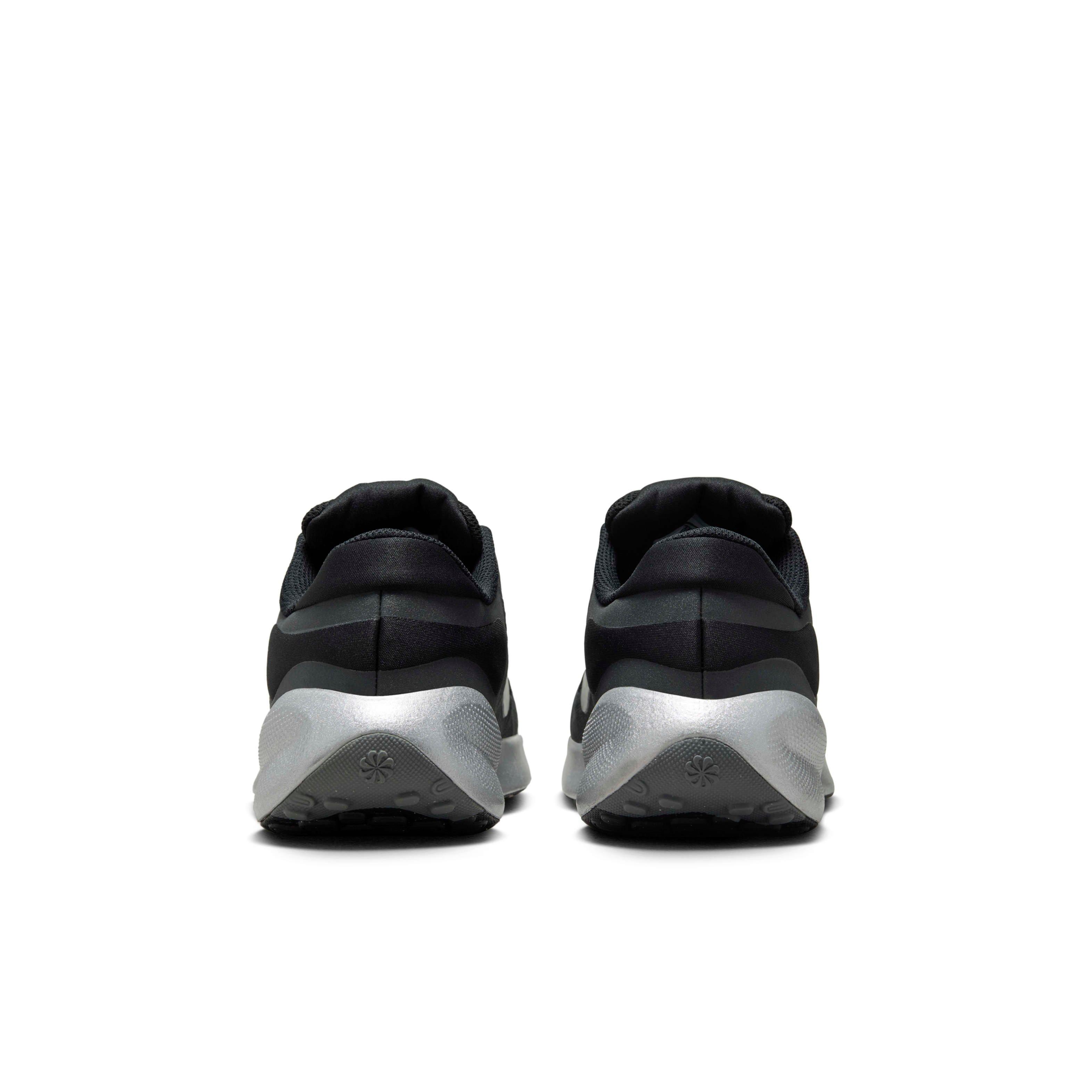 Nike Revolution 7 "Black/Anthracite/Smoke Grey/Metallic Silver" Grade School Boys' Running Shoe - BLACK/ANTHRACITE/GREY/SILVER Thumbnail View 5