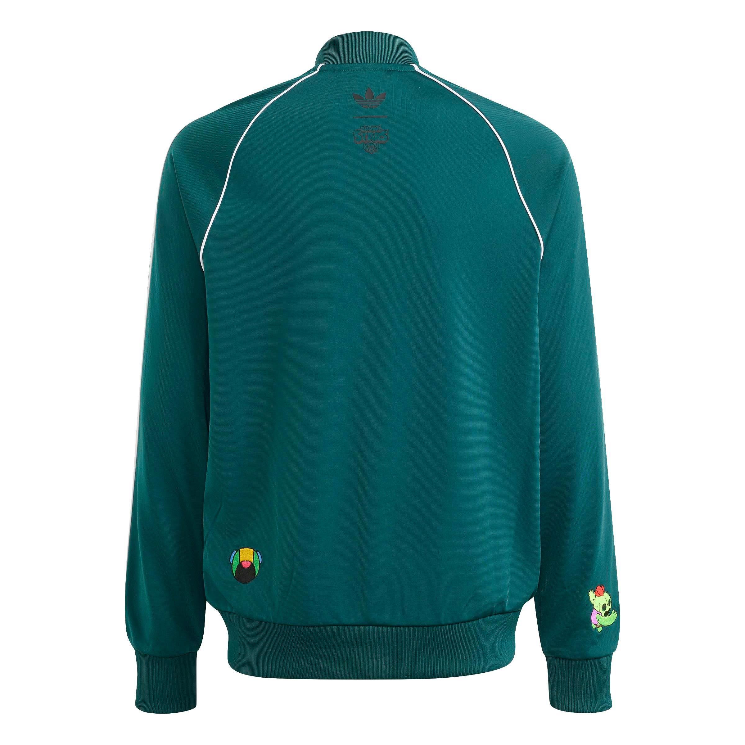 adidas Originals Big Boys' Loose Track Top - Green - GREEN