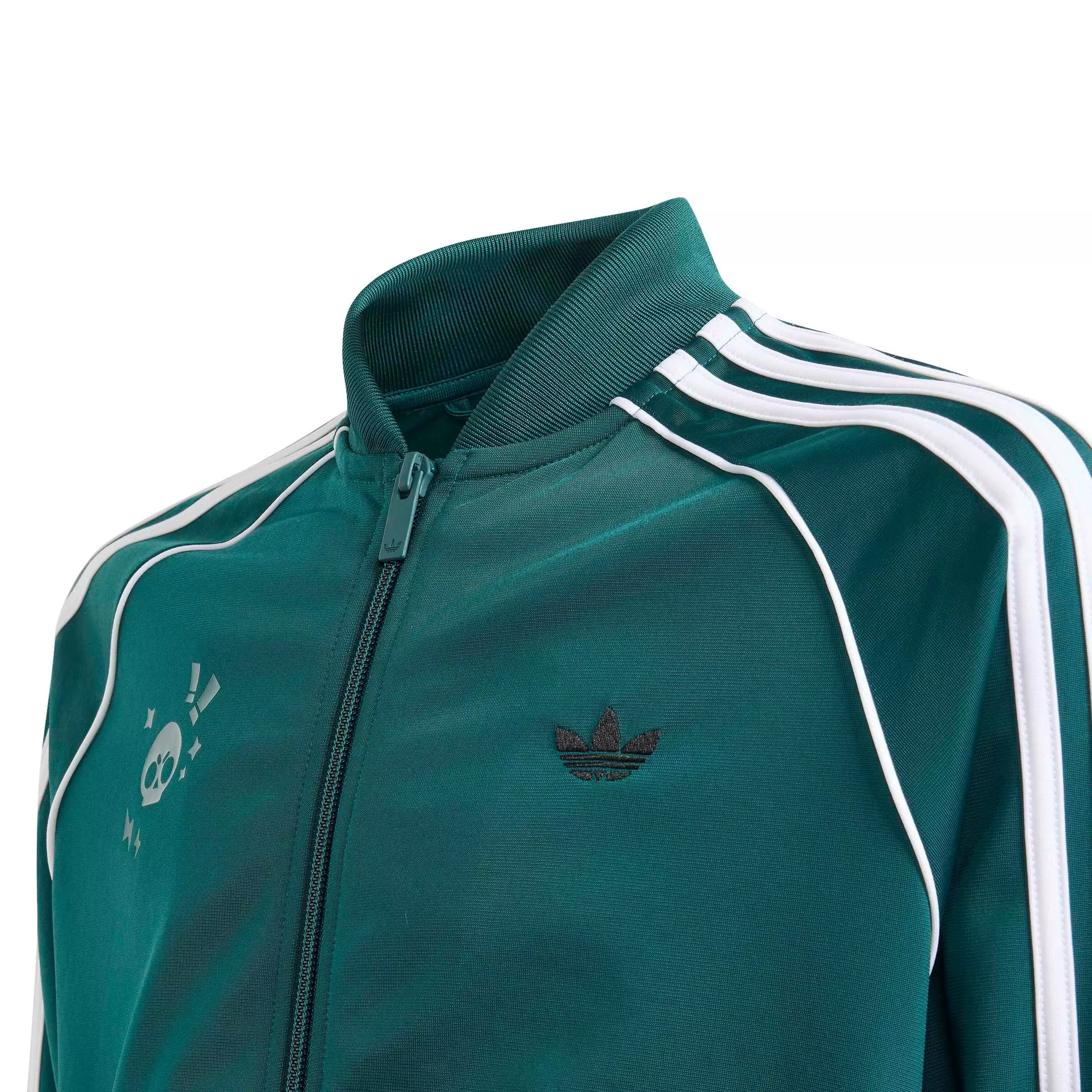 adidas Originals Big Boys' Loose Track Top - Green - GREEN