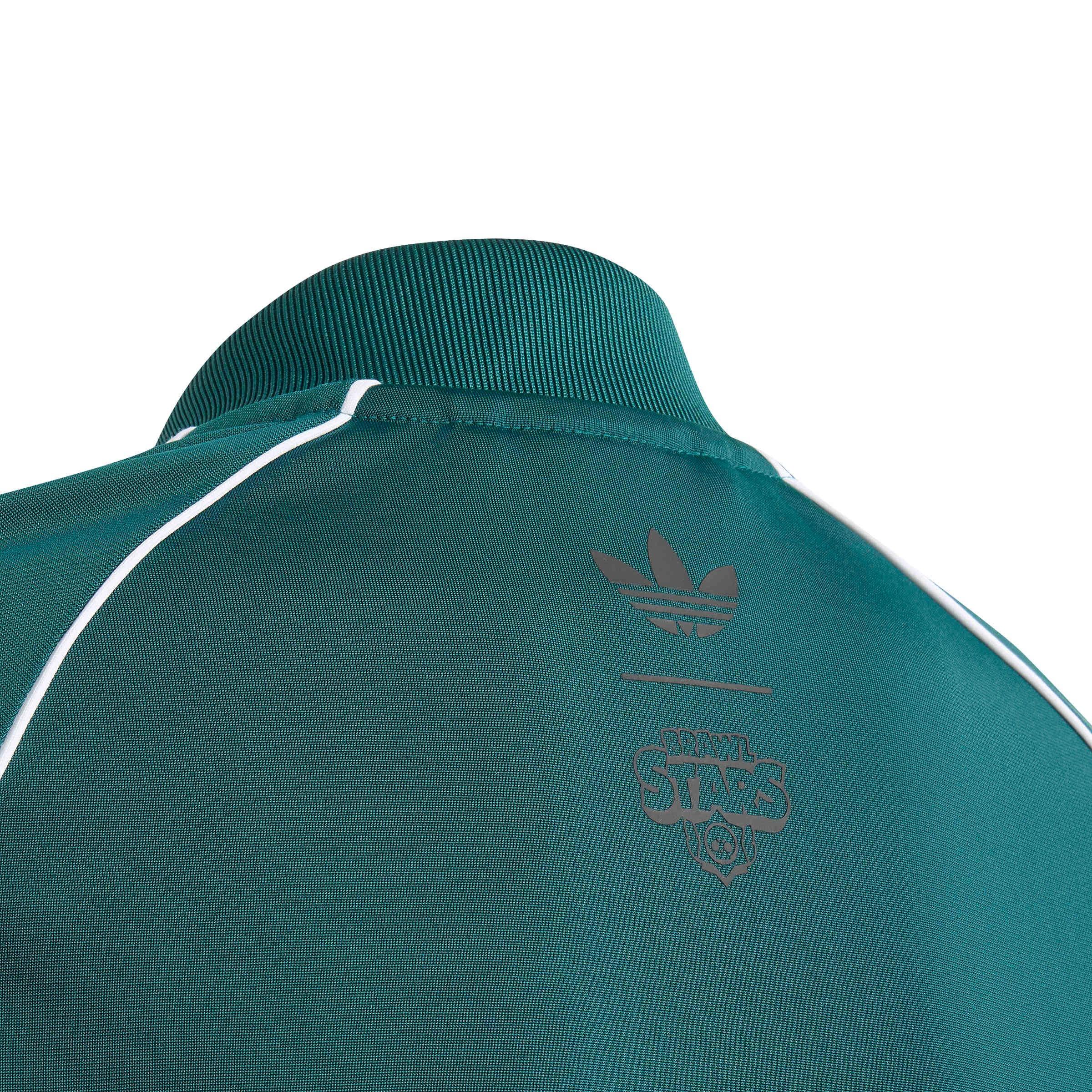 adidas Originals Big Boys' Loose Track Top - Green - GREEN