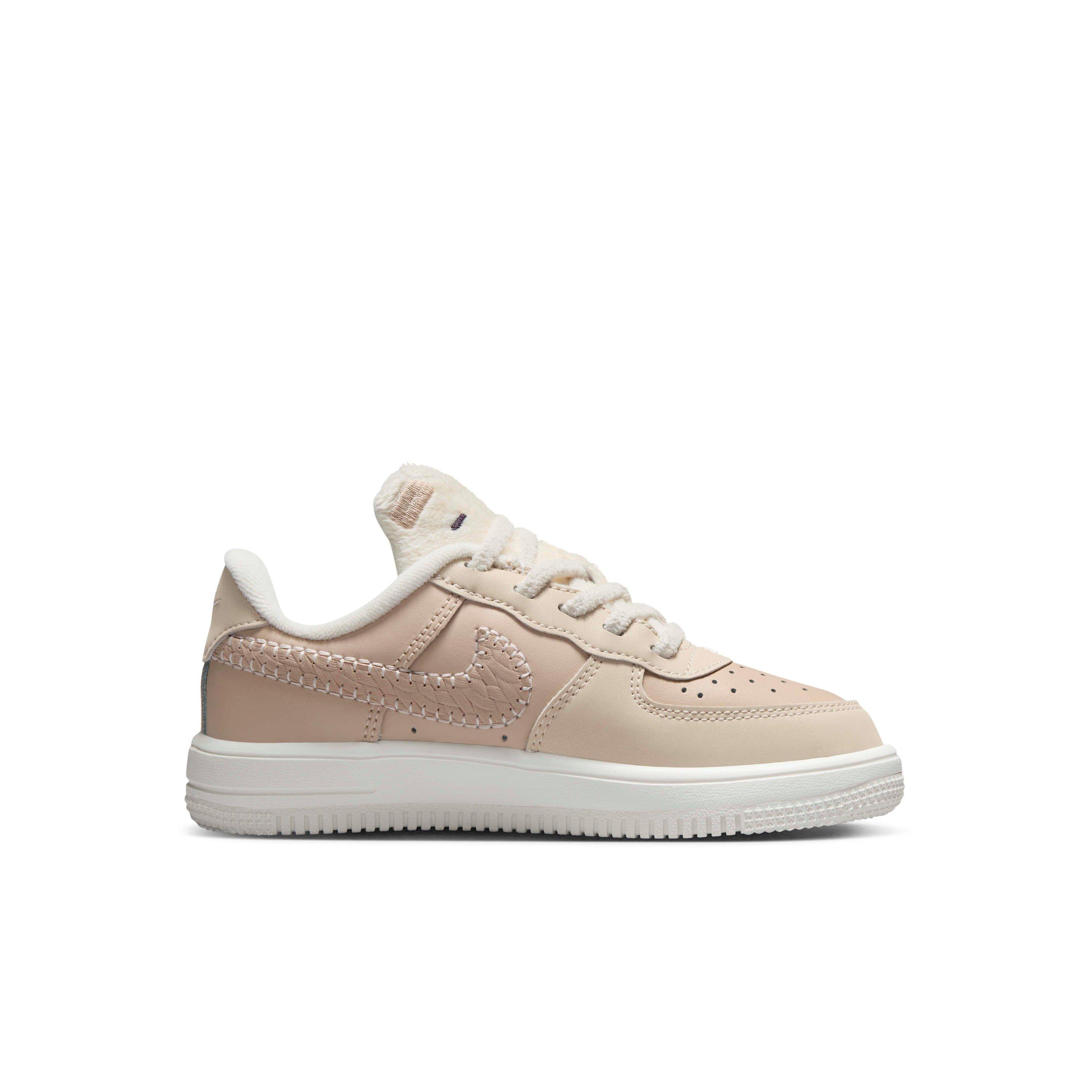 Nike Force 1 Low EasyOn Preschool Boys' "Sanddrift/Sail/Dark Raisin/Pale Ivory" Shoe