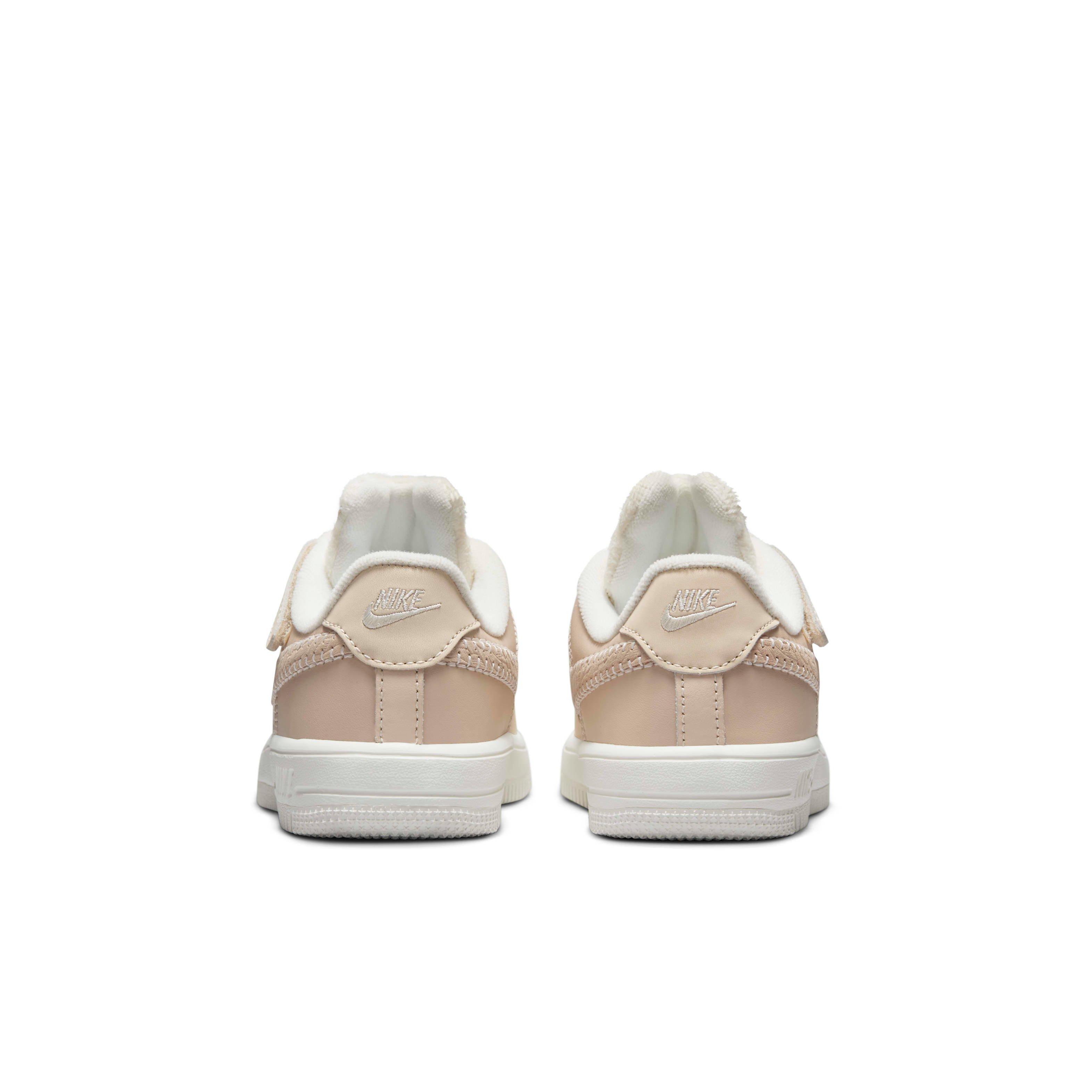 Nike Force 1 Low EasyOn Preschool Boys' "Sanddrift/Sail/Dark Raisin/Pale Ivory" Shoe