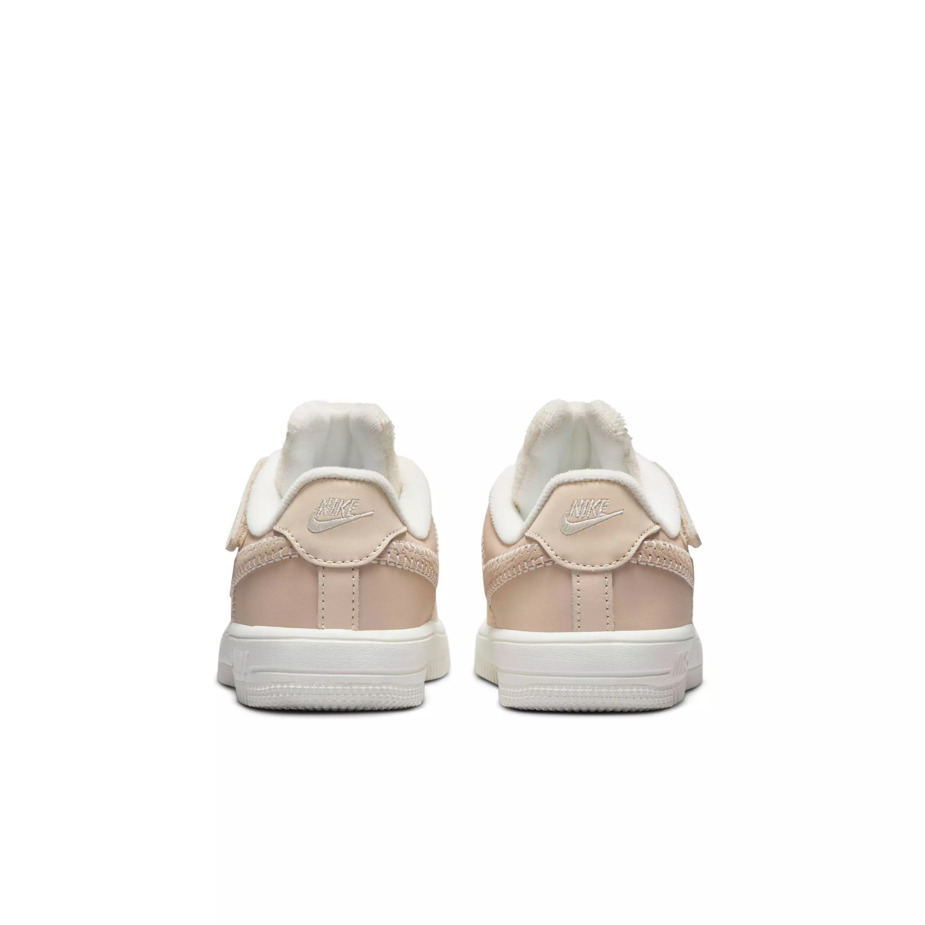 Nike Force 1 Low EasyOn "Sanddrift/Sail/Dark Raisin/Pale Ivory" Preschool Boys' Shoe - SANDDRIFT/SAIL/DK RAISIN/IVORY