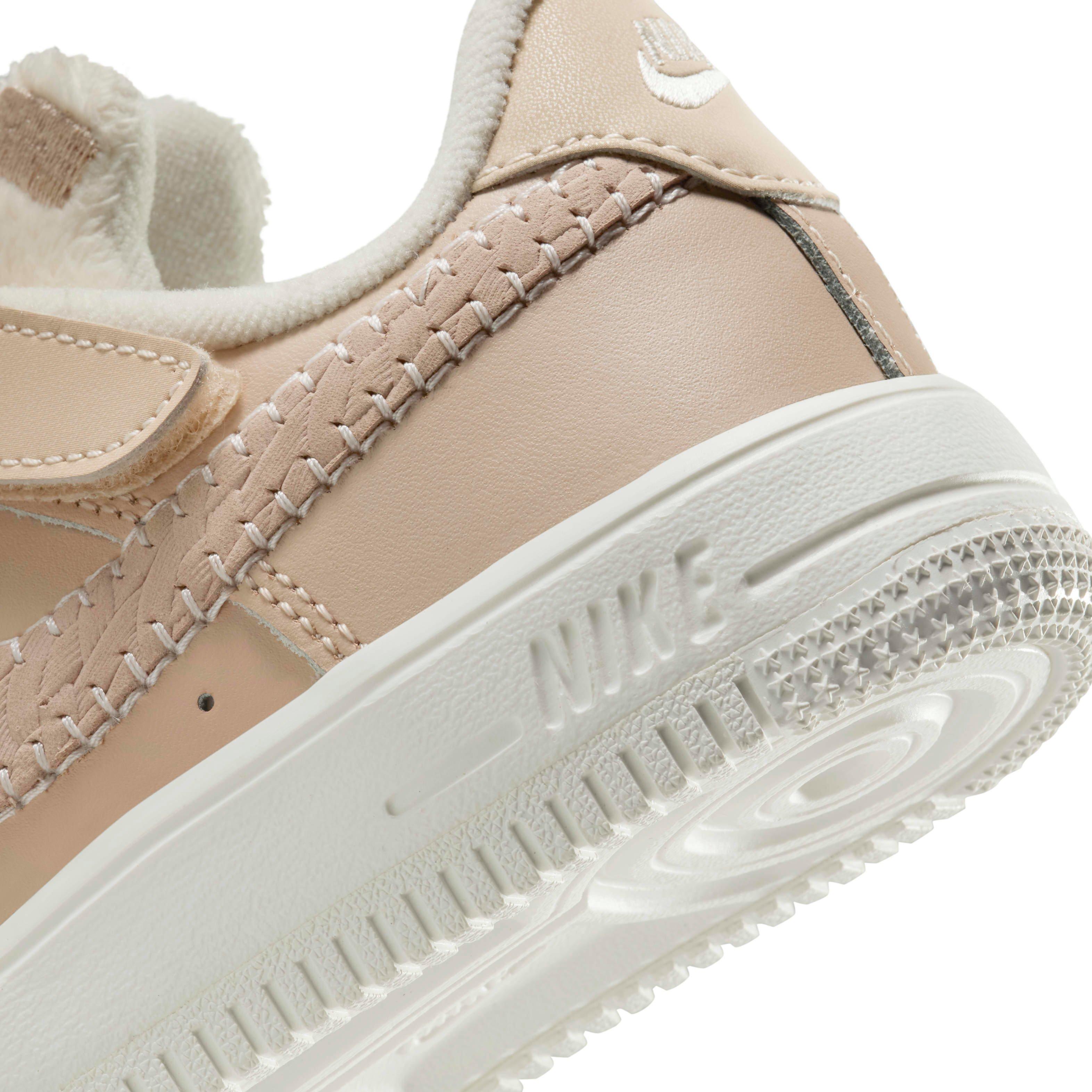 Nike Force 1 Low EasyOn Preschool Boys' "Sanddrift/Sail/Dark Raisin/Pale Ivory" Shoe