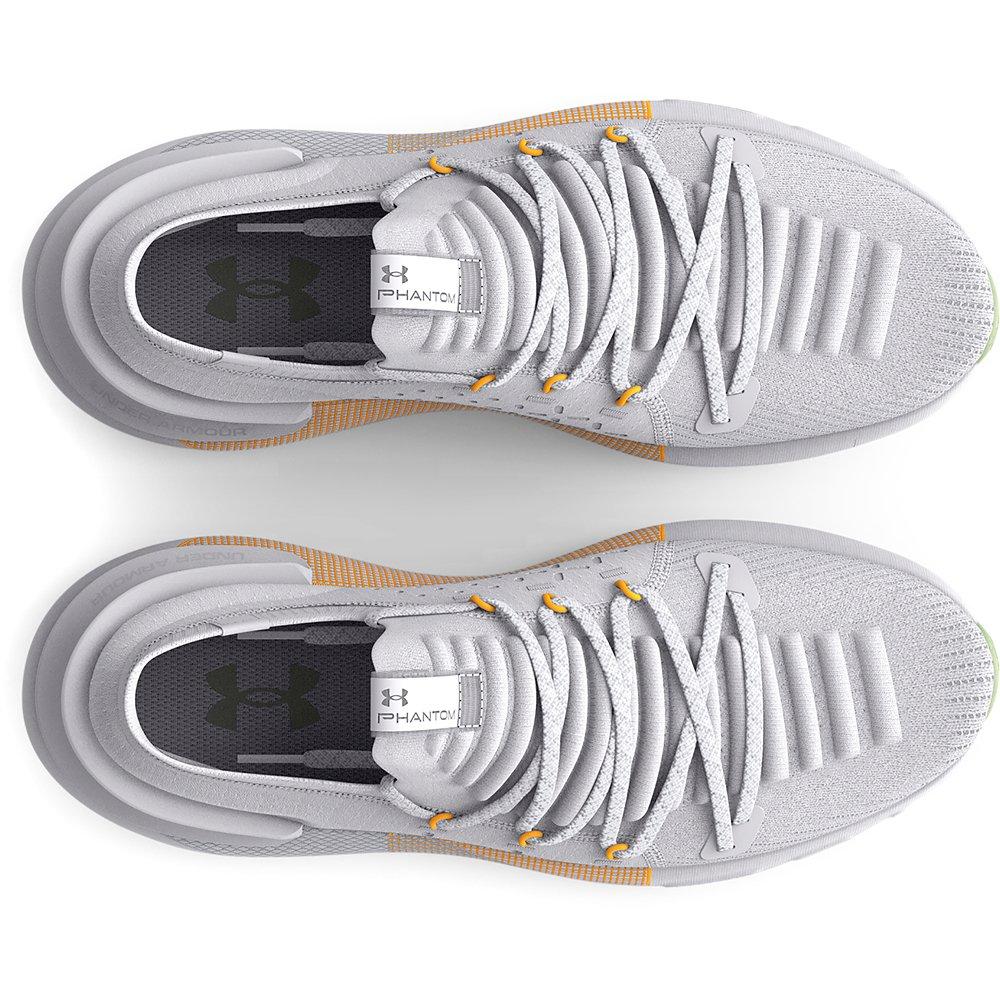 Under Armour HOVR Phantom 3 Launch "White/Orange Ice" Women's Running Shoe - WHITE Thumbnail View 4
