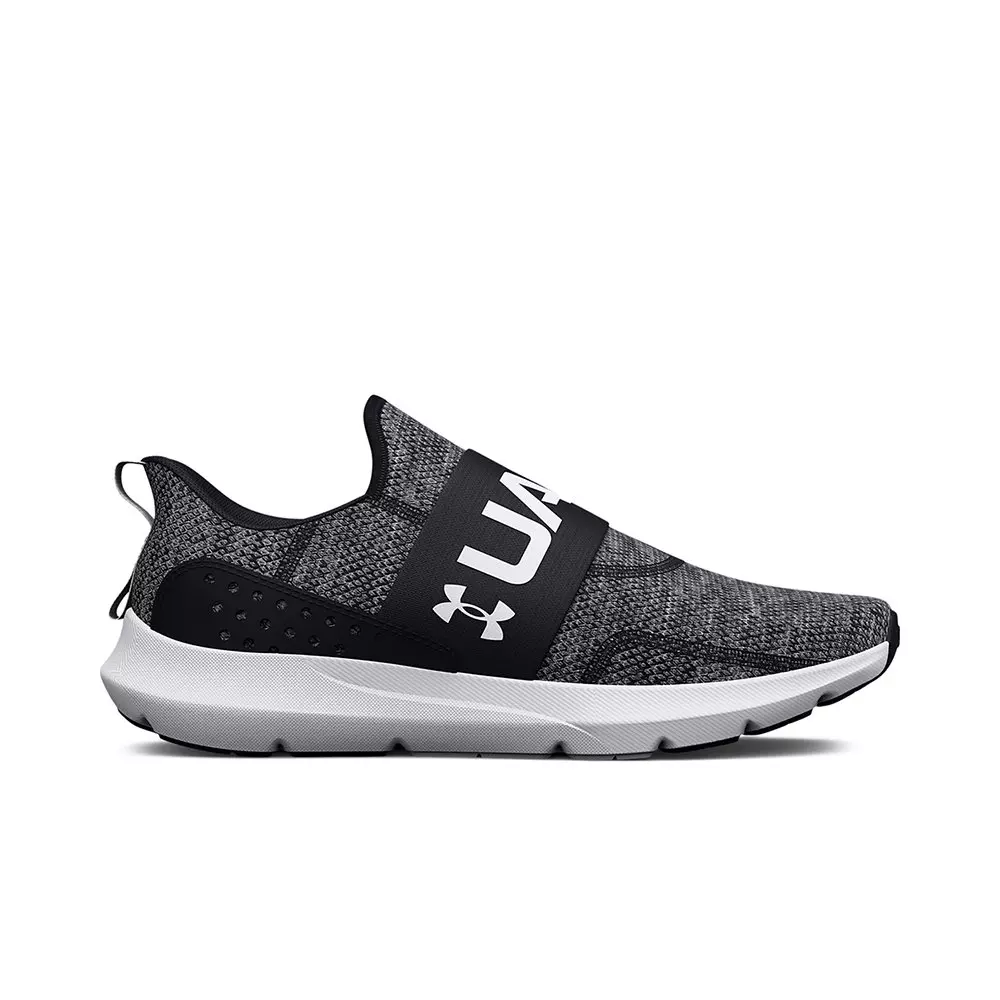 Under Armour Surge 3 Slip "Grey/Black" Women's Running Shoe - GREY/BLACK