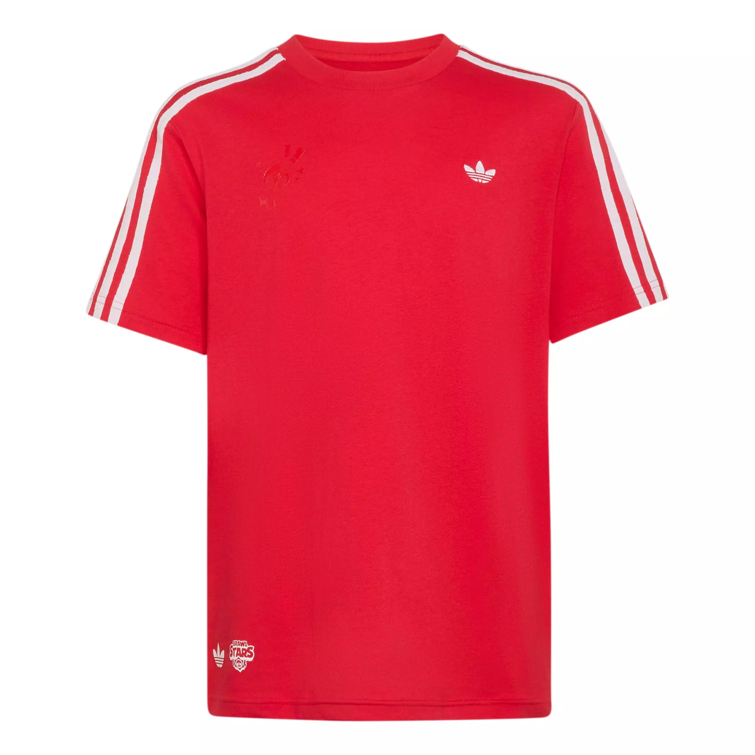 adidas Originals Big Boys' Graphic Loose Tee Shirt - Red - RED
