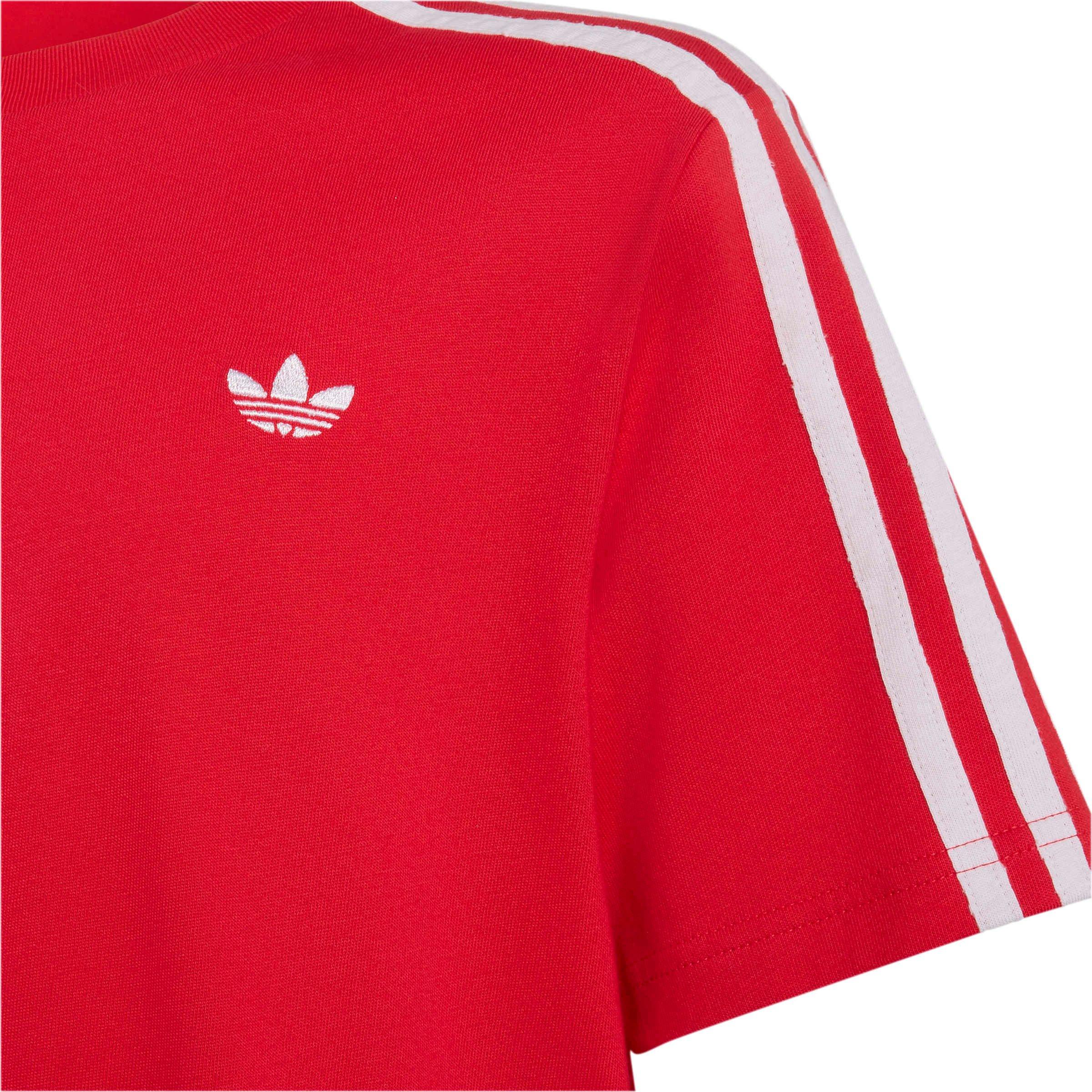 adidas Originals Big Boys' Graphic Loose Tee Shirt - Red - RED