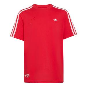 adidas Originals Big Boys' Graphic Loose Tee Shirt - Red - RED