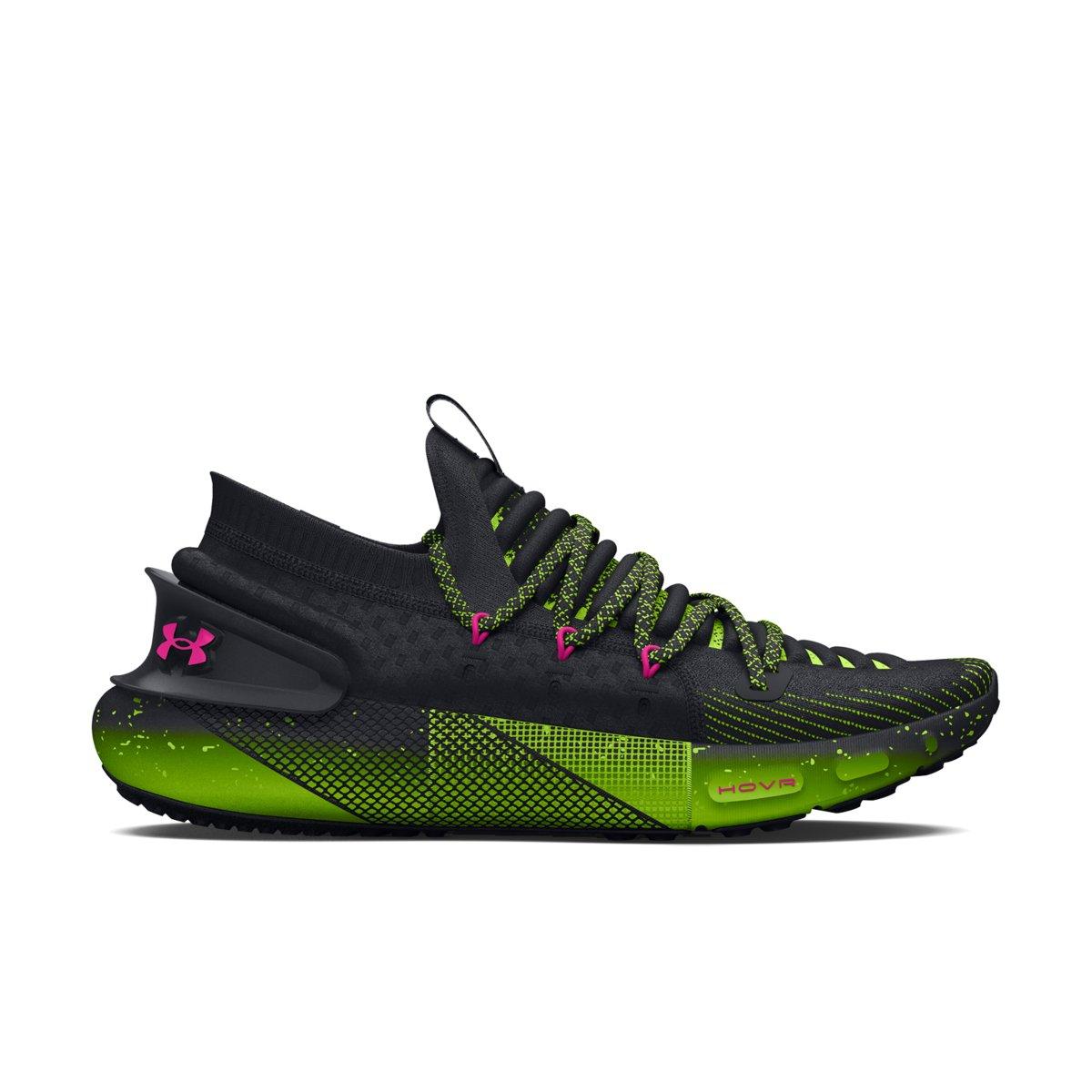 Under Armour HOVR Machina 3 Men's Black/Lime Surge/Rebel Pink