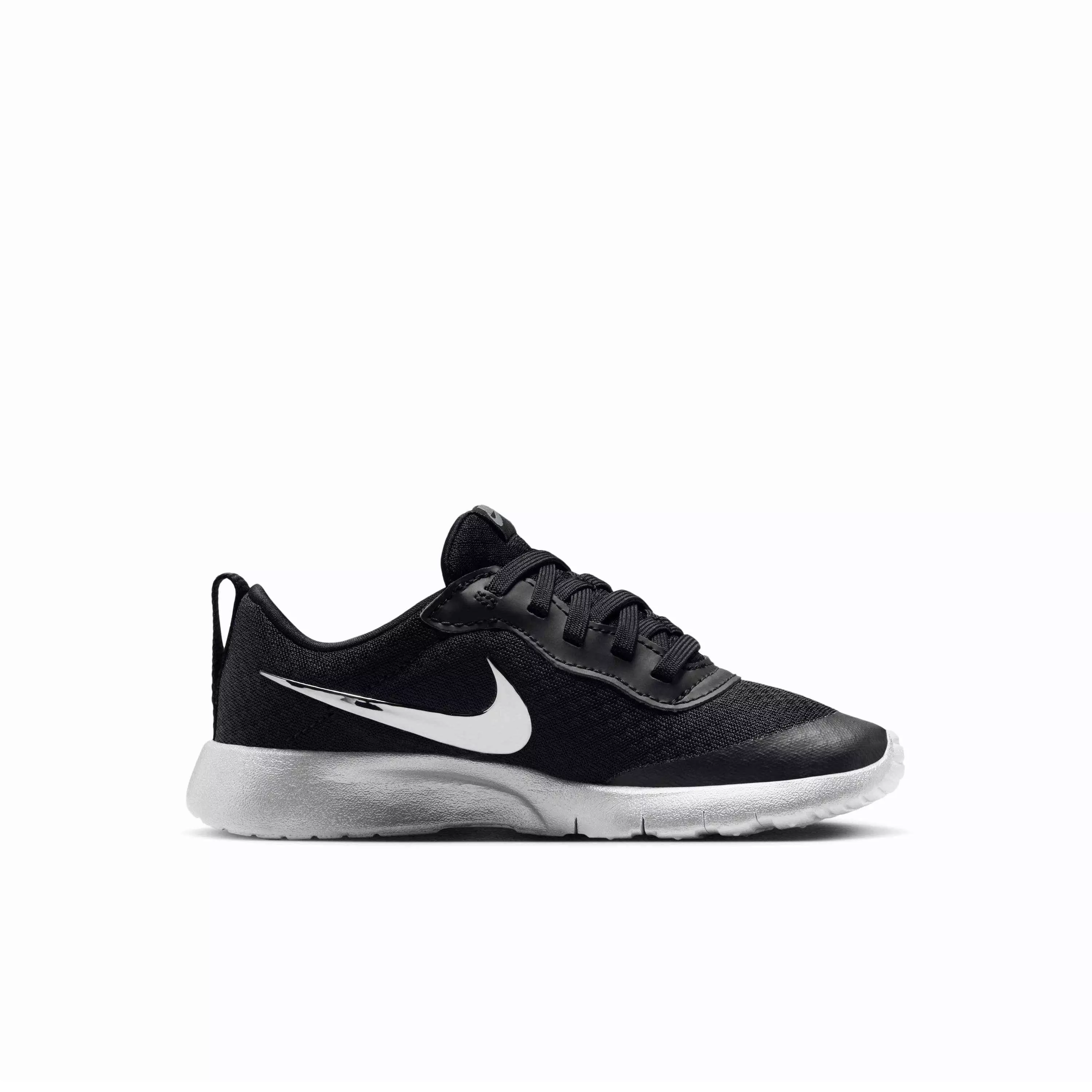 Nike Tanjun SE EasyOn "Black/Smoke Grey/Photon Dust/Metallic Silver" Preschool Girls' Shoe - BLACK/GREY/DUST/SILVER