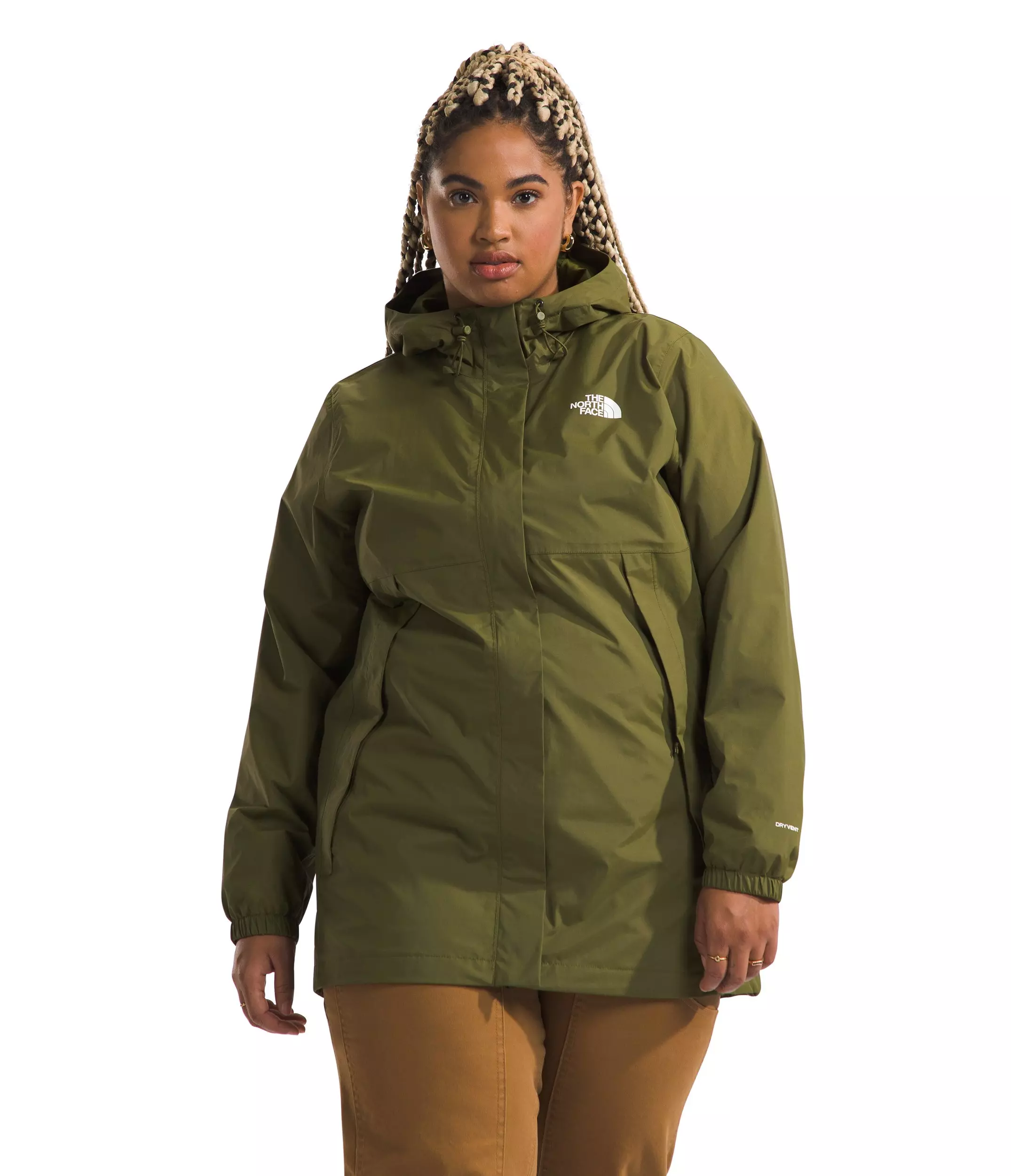 The North Face Women's Antora Parka Jacket - OLIVE