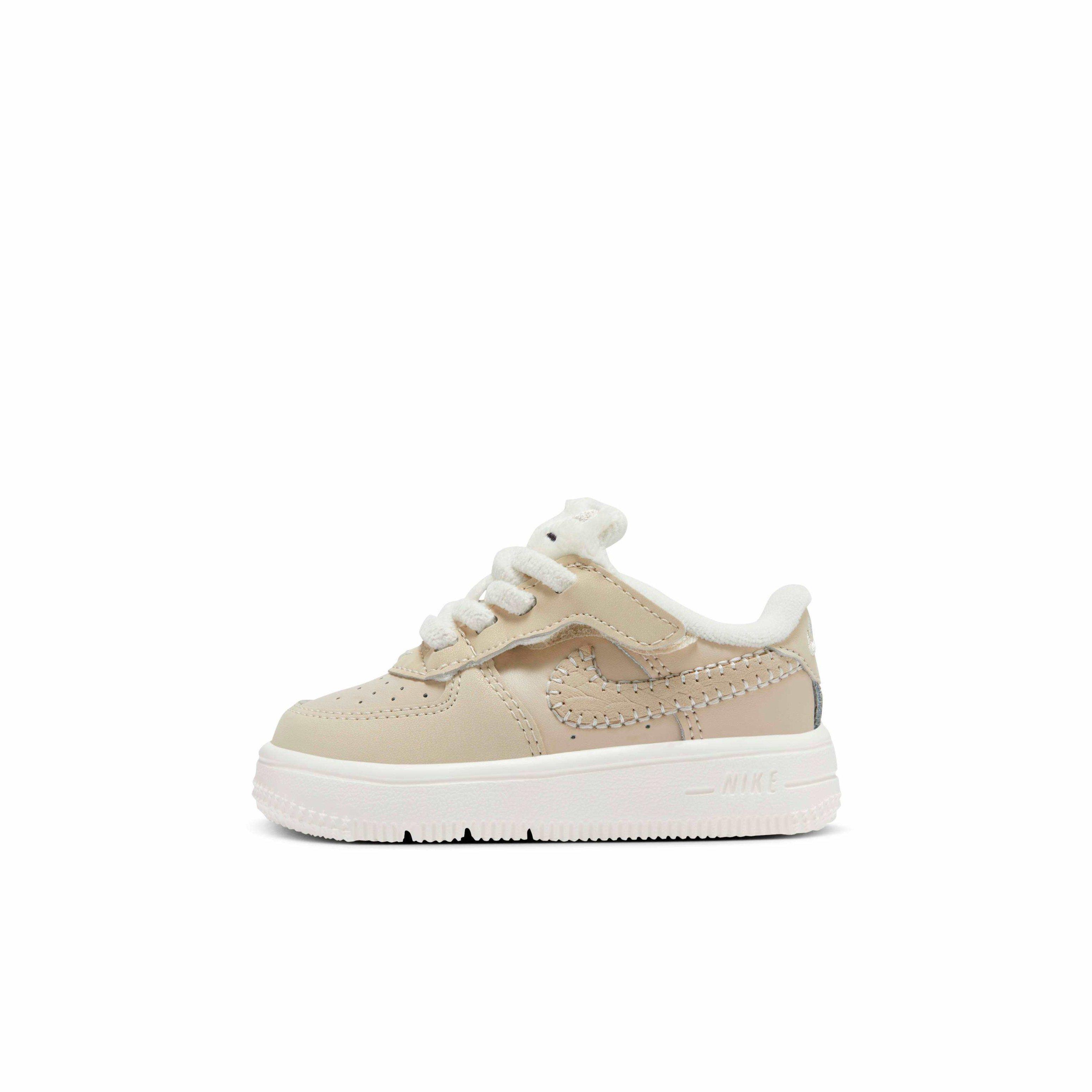 Nike Force 1 Low EasyOn Infant Boys' "Sanddrift/Sail/Dark Raisin/Pale Ivory" Shoe