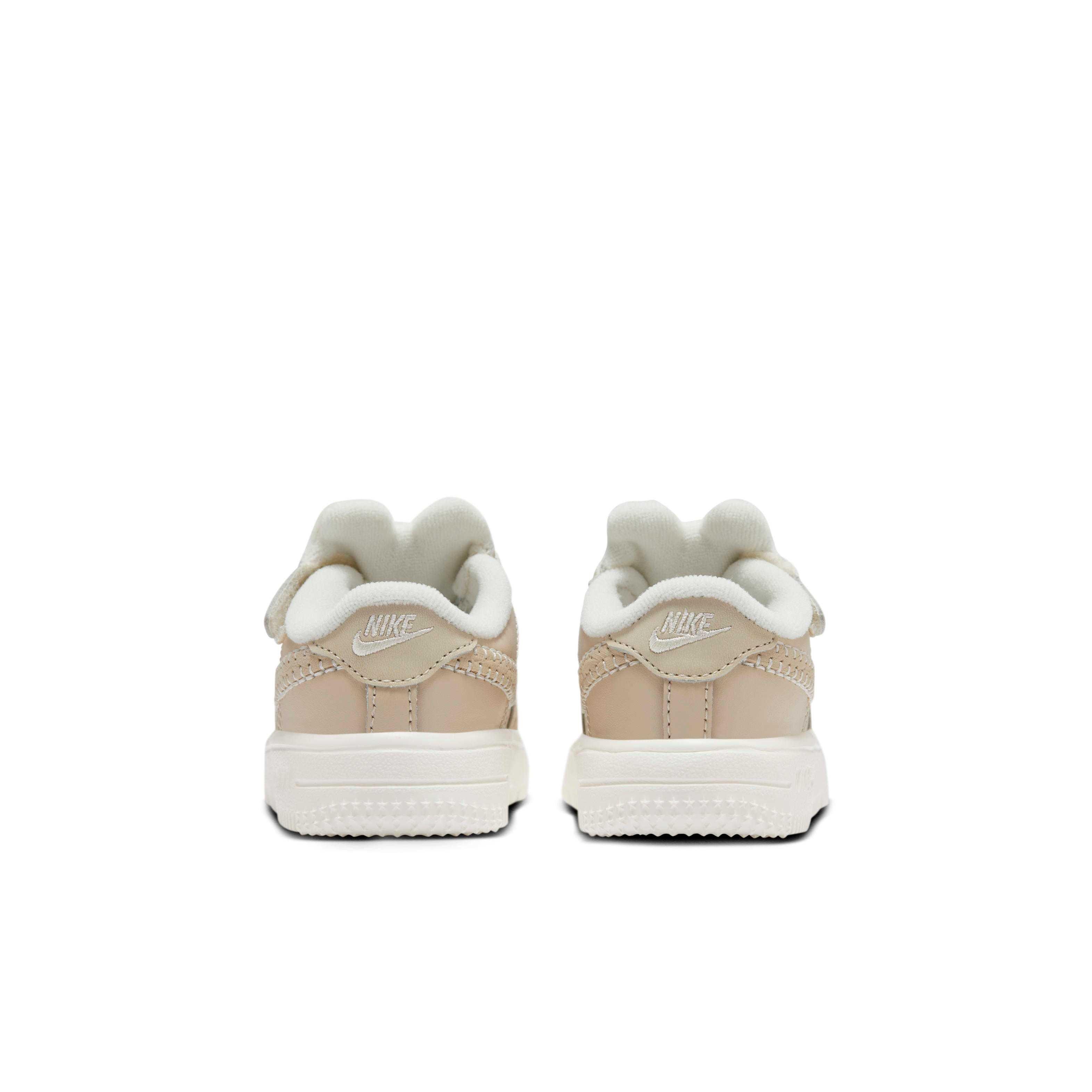 Nike Force 1 Low EasyOn Infant Boys' "Sanddrift/Sail/Dark Raisin/Pale Ivory" Shoe