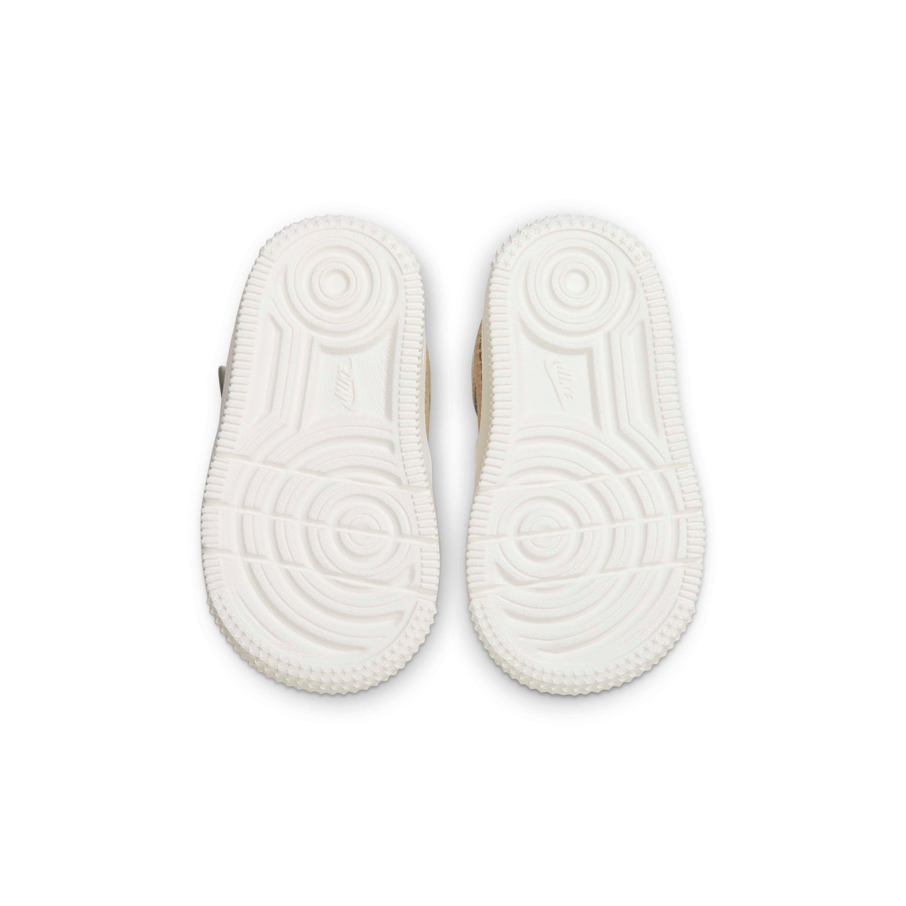 Nike Force 1 Low EasyOn Infant Boys' "Sanddrift/Sail/Dark Raisin/Pale Ivory" Shoe