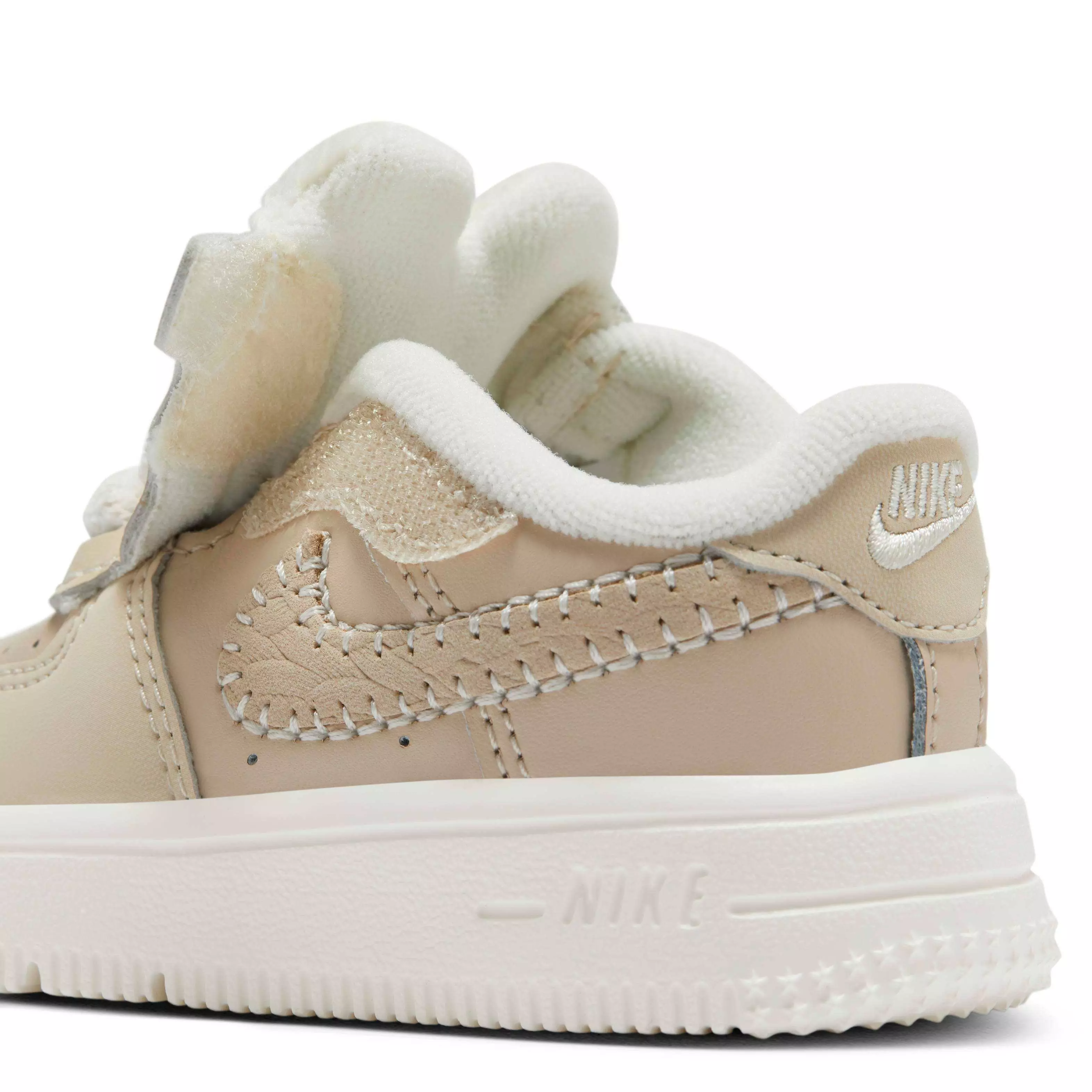 Nike Force 1 Low EasyOn "Sanddrift/Sail/Dark Raisin/Pale Ivory" Infant Boys' Shoe - SANDDRIFT/SAIL/DK RAISIN/IVORY