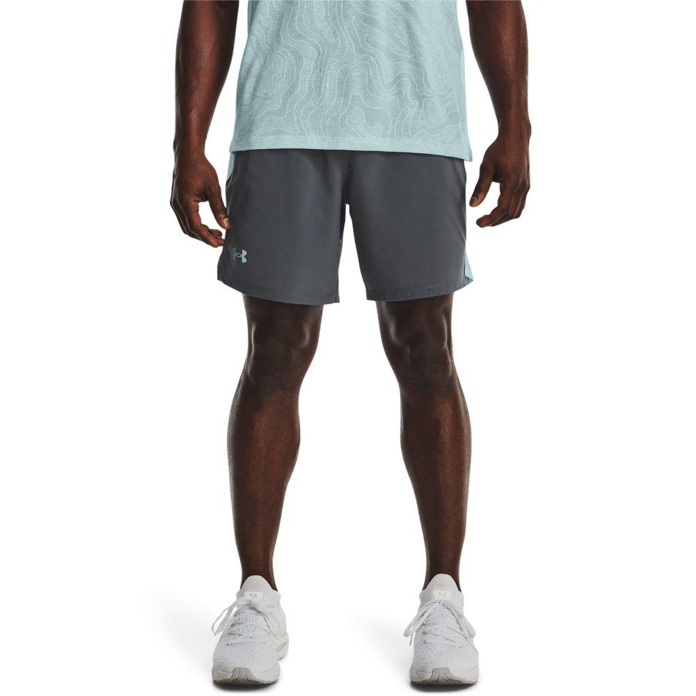 Under Armour Men's Launch Run 7" Shorts - LT GREY Thumbnail View 1