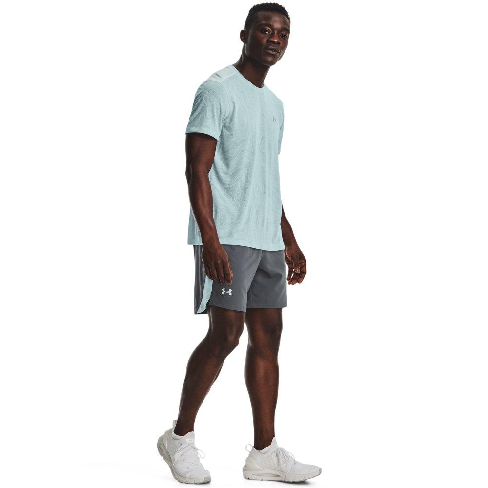 Under Armour Men's Launch Run 7" Shorts - LT GREY Thumbnail View 3