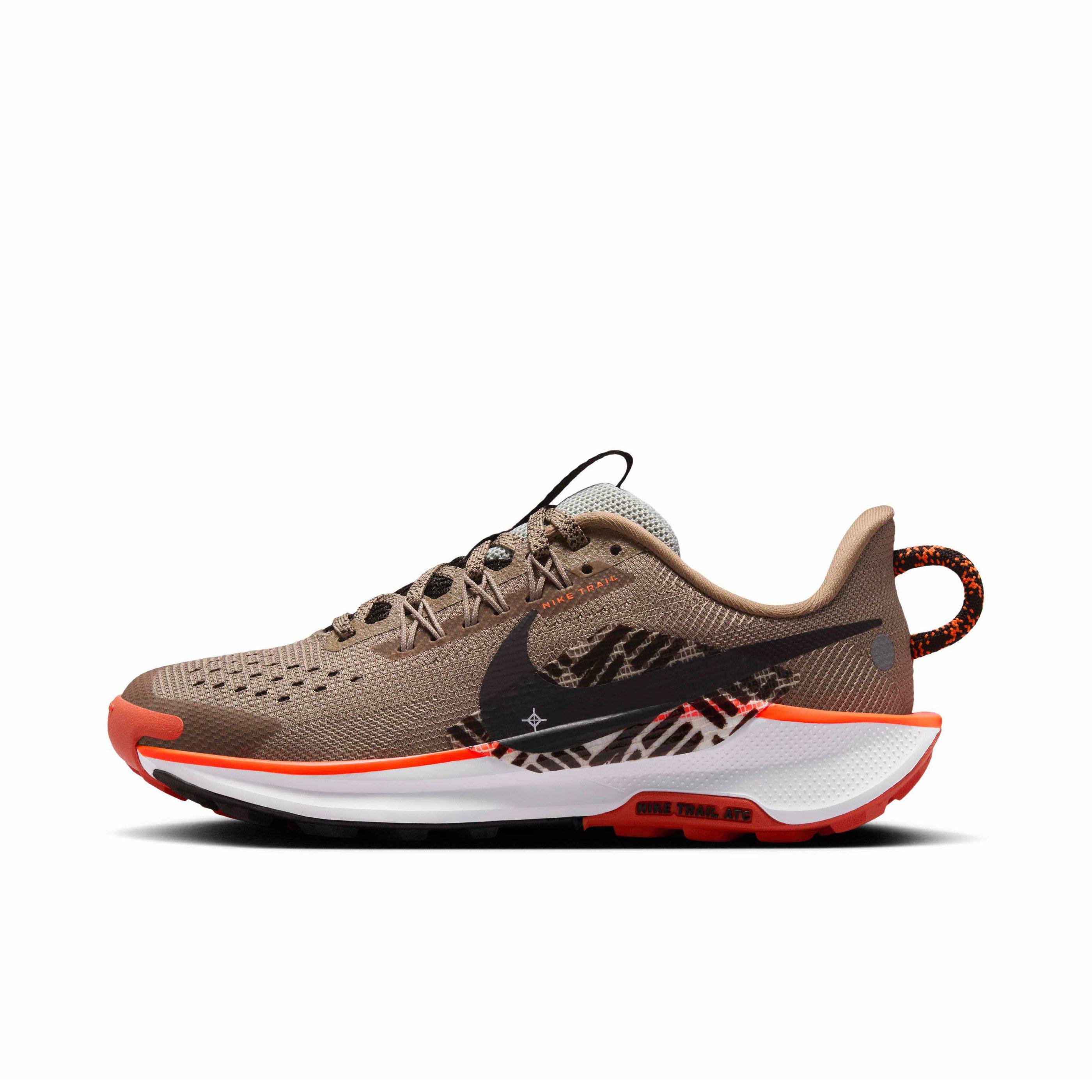 Nike Pegasus Trail 5 Grade School Boys' "Khaki/Hyper Crimson/Coral/Velvet Brown" Trail Running Shoe