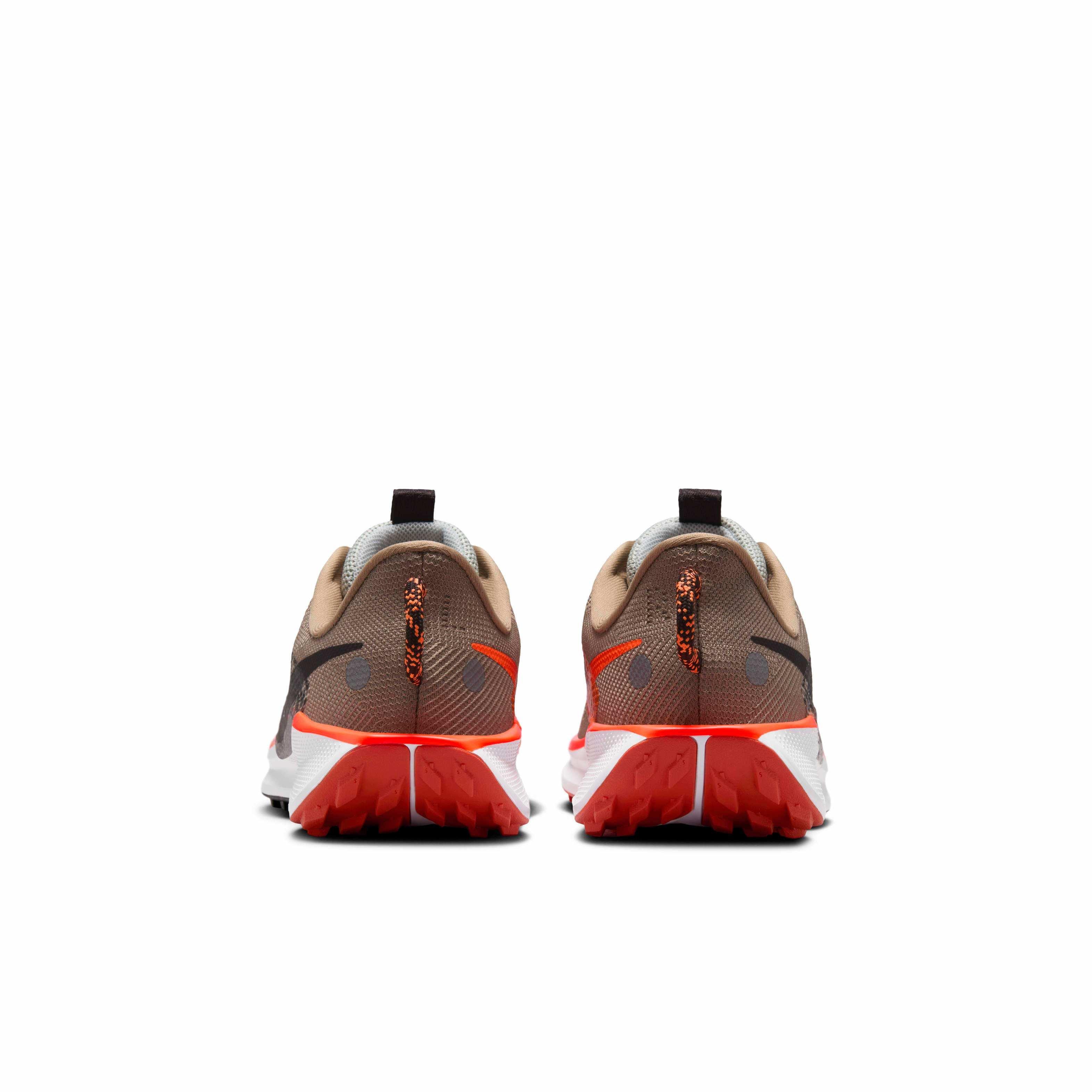 Nike Pegasus Trail 5 Grade School Boys' "Khaki/Hyper Crimson/Coral/Velvet Brown" Trail Running Shoe