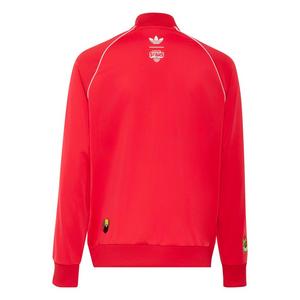 adidas Originals Big Boys' SST Loose Track Top - Red/White - RED/WHITE
