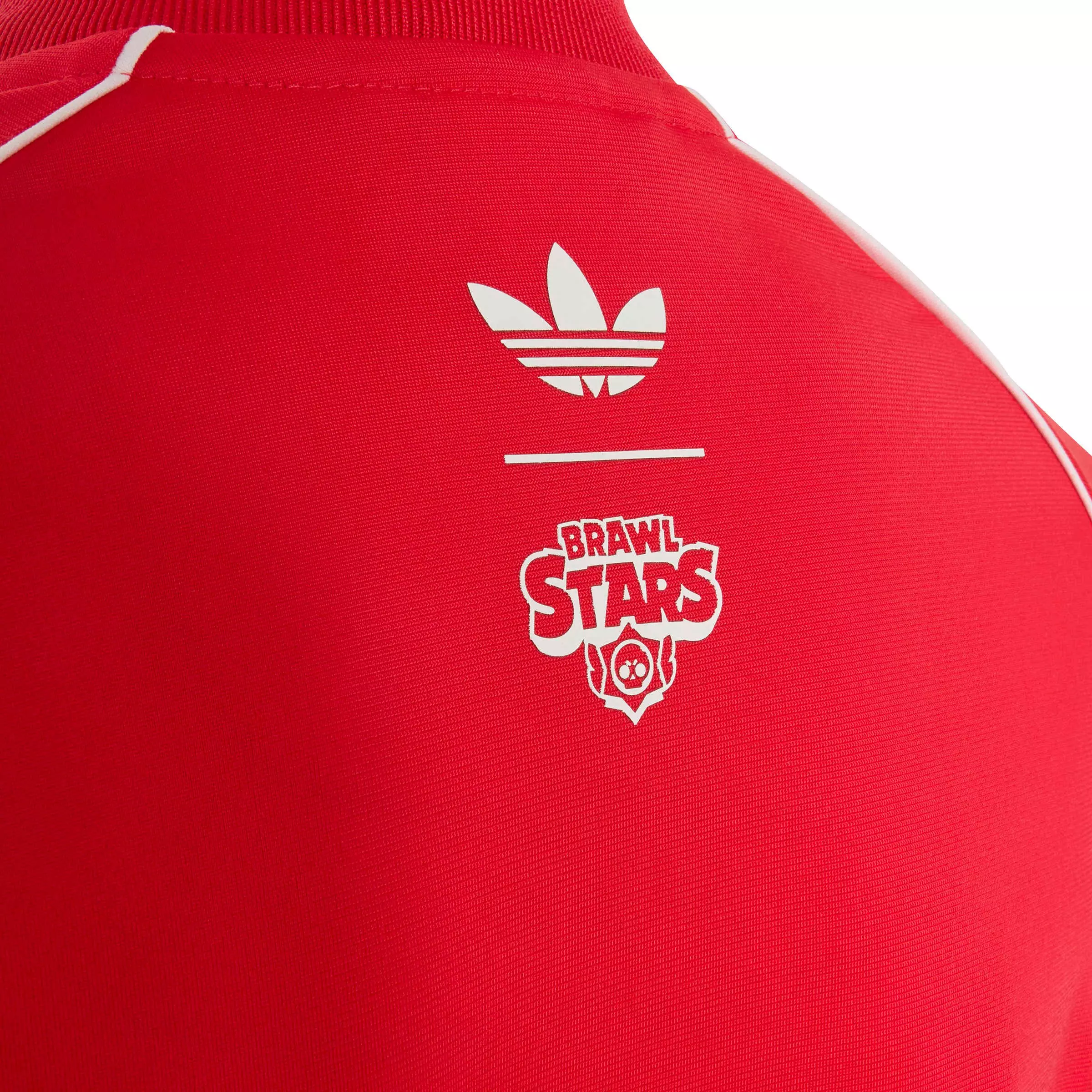 adidas Originals Big Boys' SST Loose Track Top - Red/White - RED/WHITE