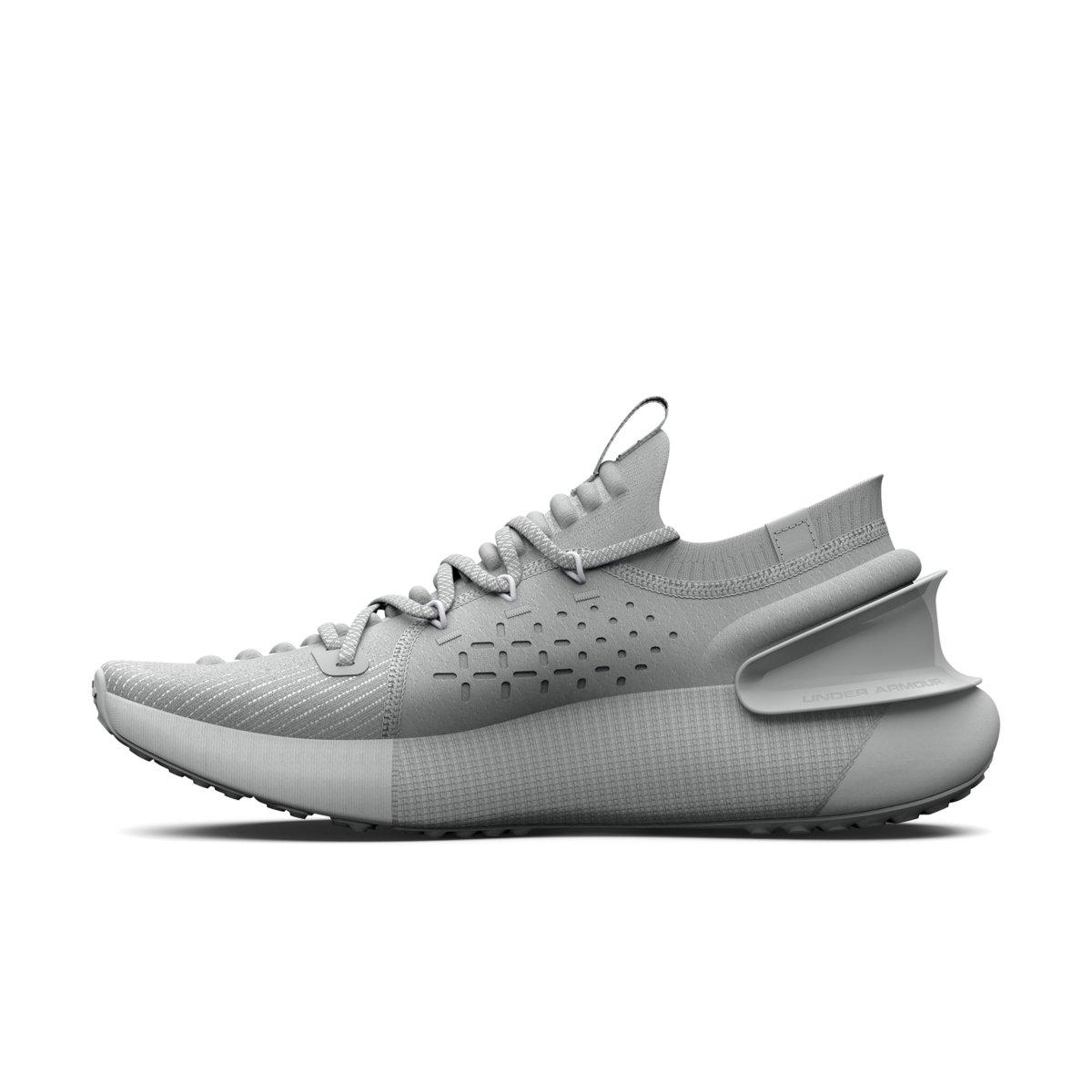 Under Armour HOVR Phantom 3 "Grey Mist/White" Unisex Running Shoe - GREY/WHITE Thumbnail View 2
