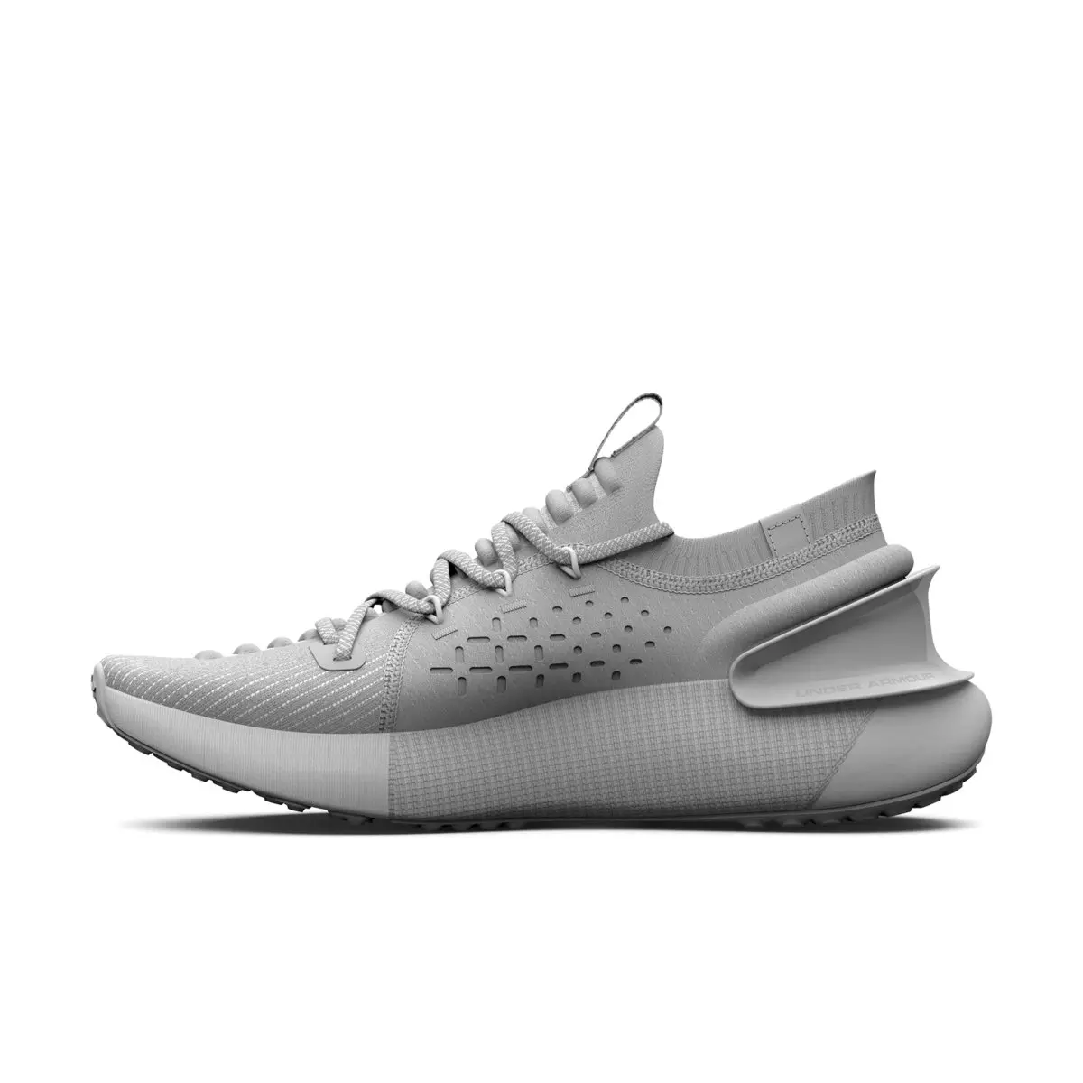 Under Armour HOVR Phantom 3 "Grey Mist/White" Unisex Running Shoe - GREY/WHITE