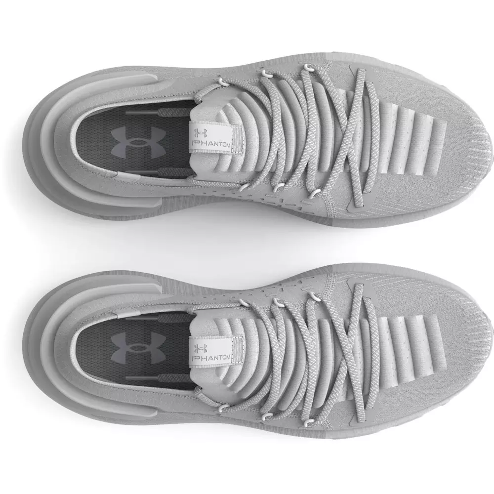 Under Armour HOVR Phantom 3 "Grey Mist/White" Unisex Running Shoe - GREY/WHITE